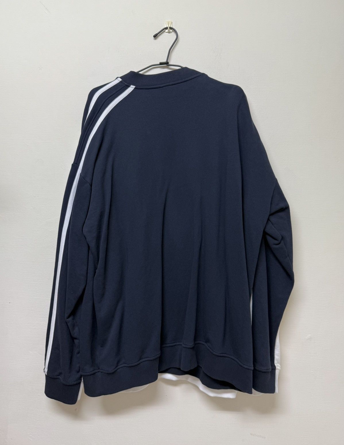 Y/Project Y/Project White and Navy Double Layer Sweatshirt Size US M / EU 48-50 / 2 - 2 Thumbnail