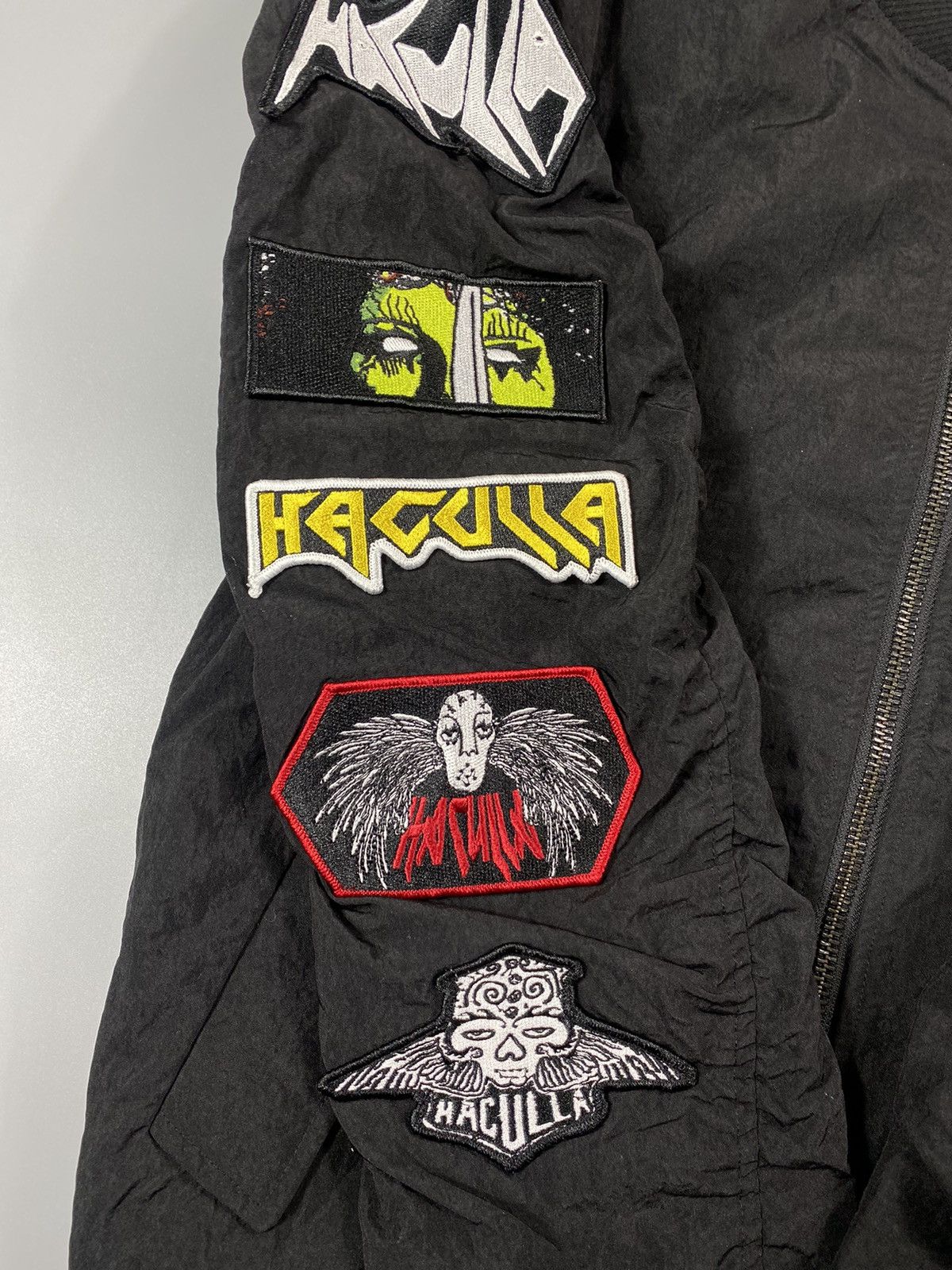 Haculla Haculla- Hand Painted Mirror Angel Bomber Jacket Size US L / EU 52-54 / 3 - 15 Thumbnail