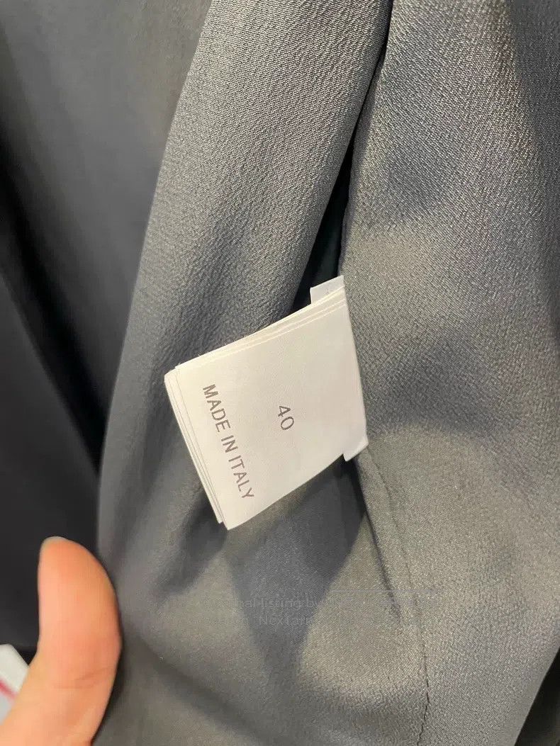 Brunello Cucinelli Brunello Cucinelli Dark gray belt-style suit jacket Size XS / US 0-2 / IT 36-38 - 4 Thumbnail