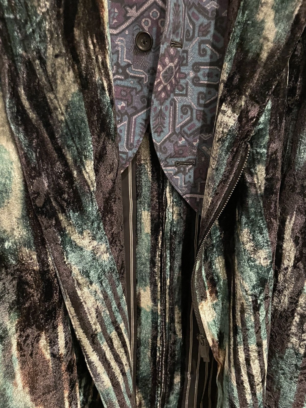 Yohji Yamamoto 23AW Silk Ethnic Coat Size US L / EU 52-54 / 3 - 3 Thumbnail