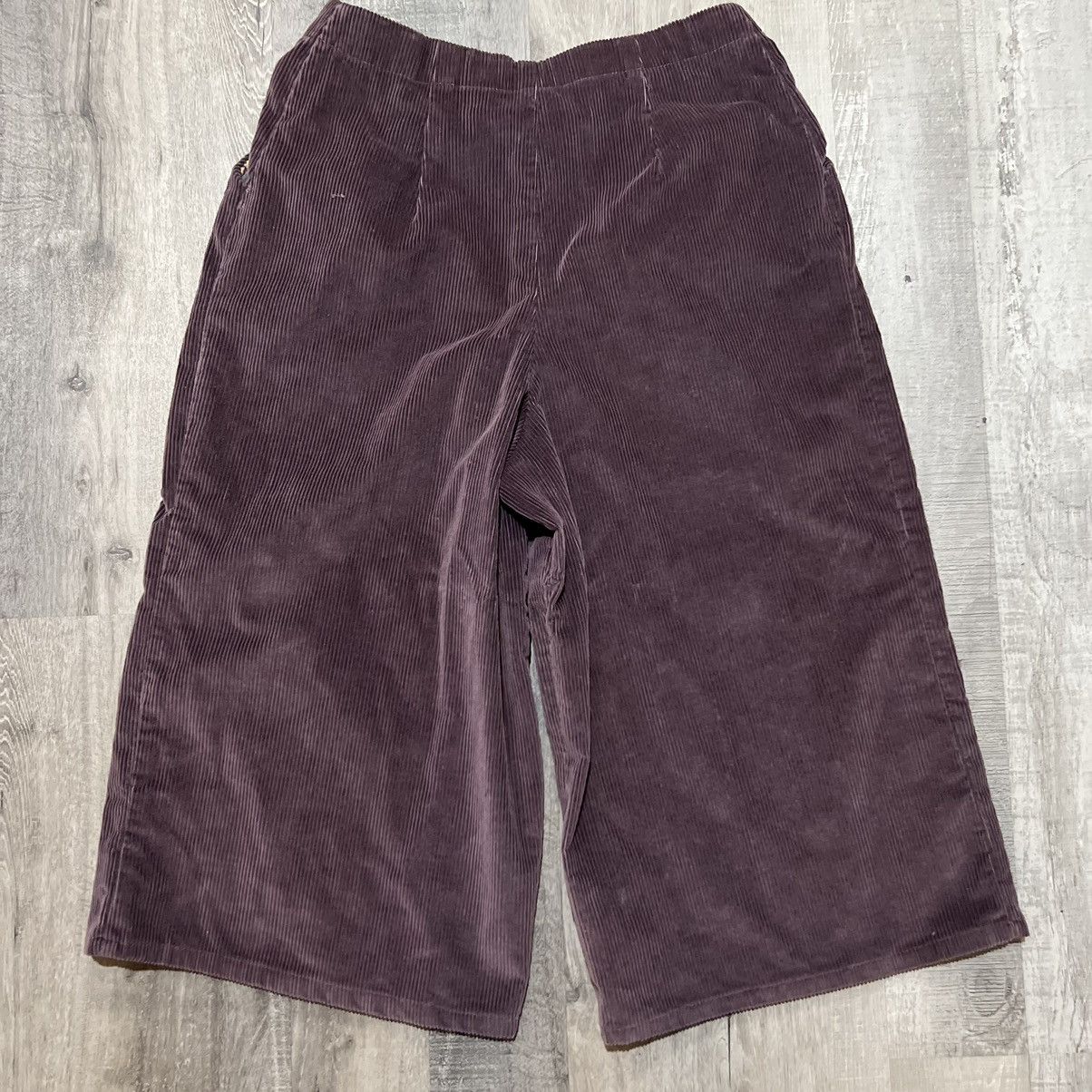 Handmade × Vintage VTG Handmade Baggy Purple Corduroy Wide Guacho Hippy Pants Size US 30 / EU 46 - 2 Thumbnail