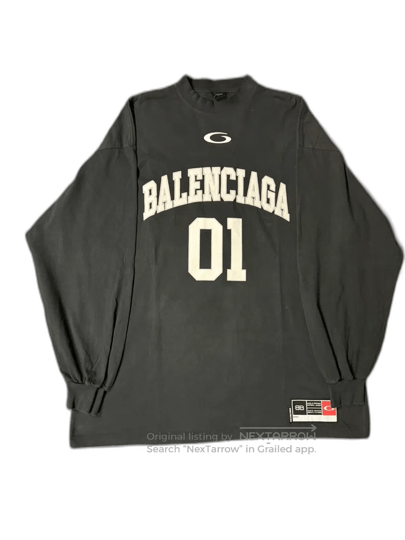 Balenciaga Balenciaga Vintage Basketball Jersey Short Sleeve. Size US M / EU 48-50 / 2 - 1 Thumbnail