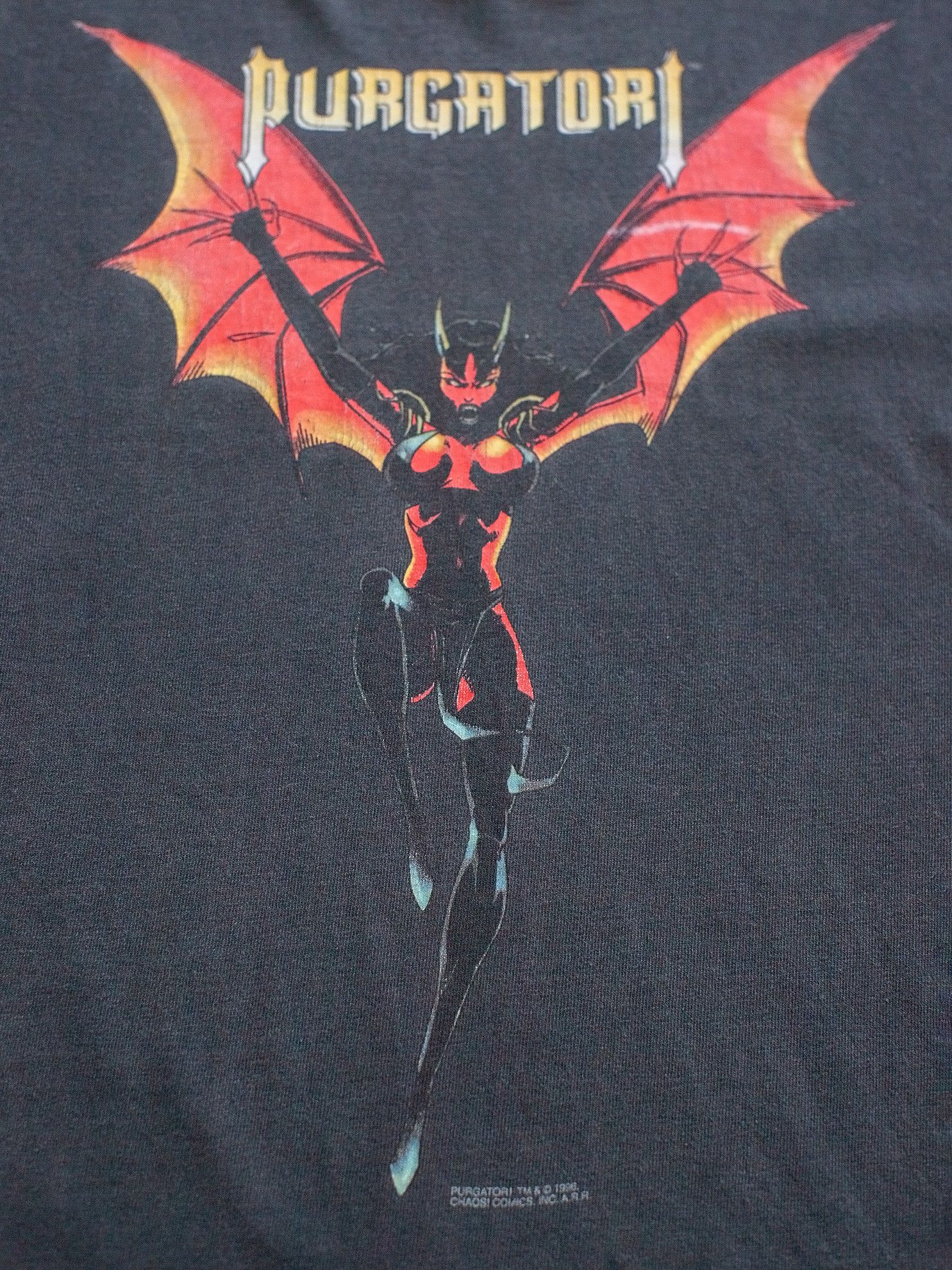 Marvel Comics Vintage 1996 Purgatori Chaos Comics Graphitti 90s T-Shirt Size US L / EU 52-54 / 3 - 6 Thumbnail