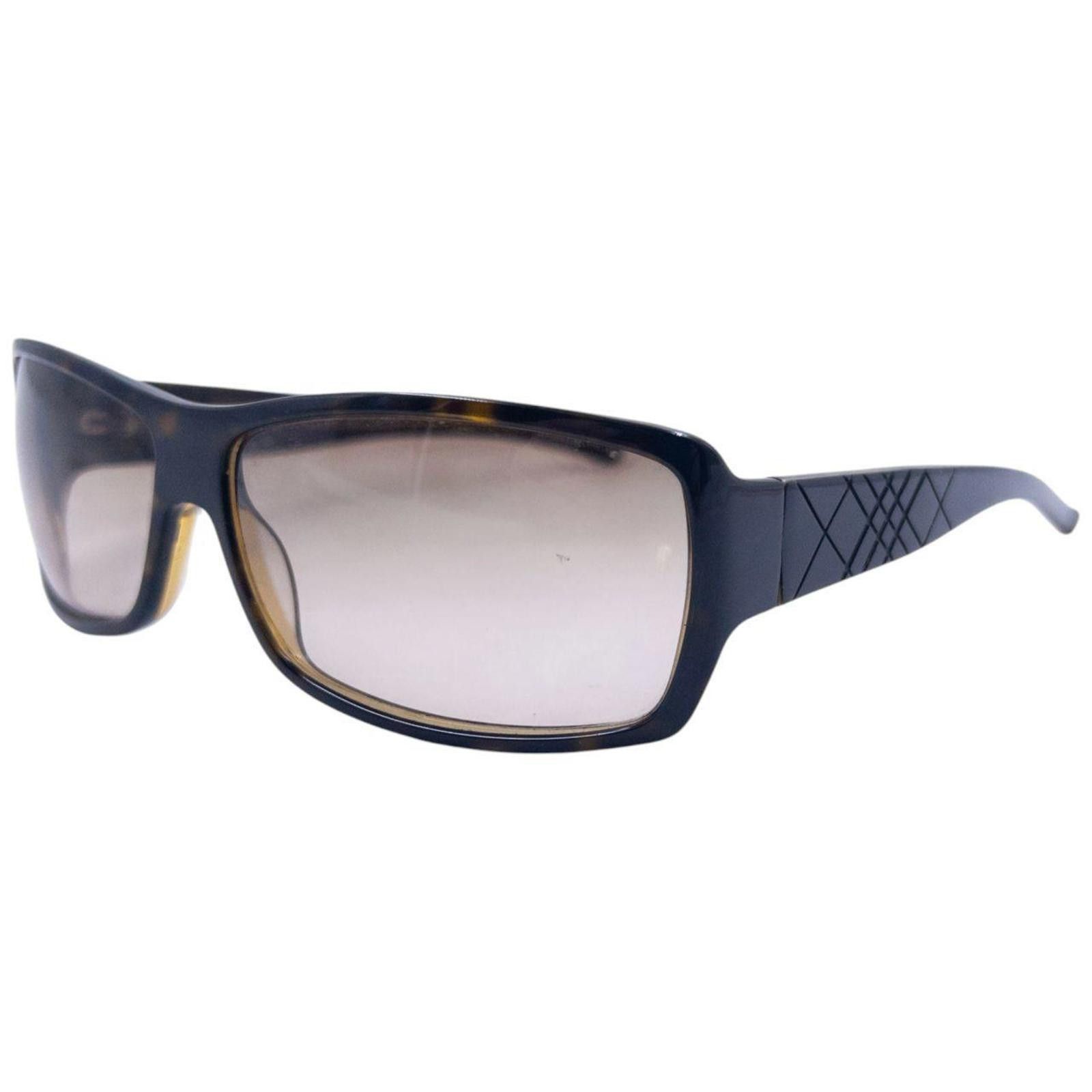 Burberry Vintage Burberry Nova Check Embossed Tortoise Sunglasses Size ONE SIZE - 1 Thumbnail