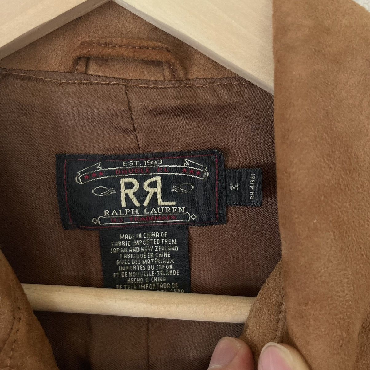 Ralph Lauren RRL Double RL Soft Lamb Suede Leather Jacket Western Safari Size US M / EU 48-50 / 2 - 9 Thumbnail