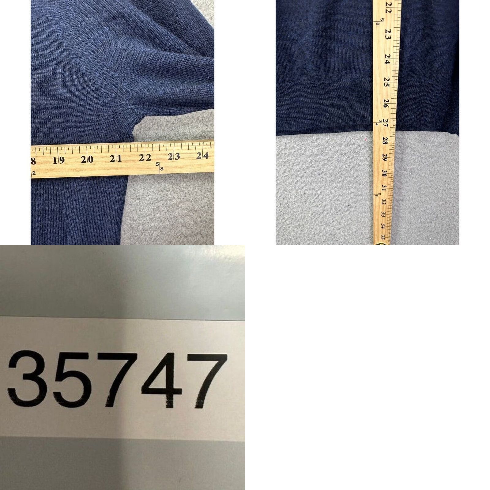 Express Express Merino Wool Sweater Mens Large Blue Crewneck Pullover Long Sleeve Casual Size US L / EU 52-54 / 3 - 8 Thumbnail