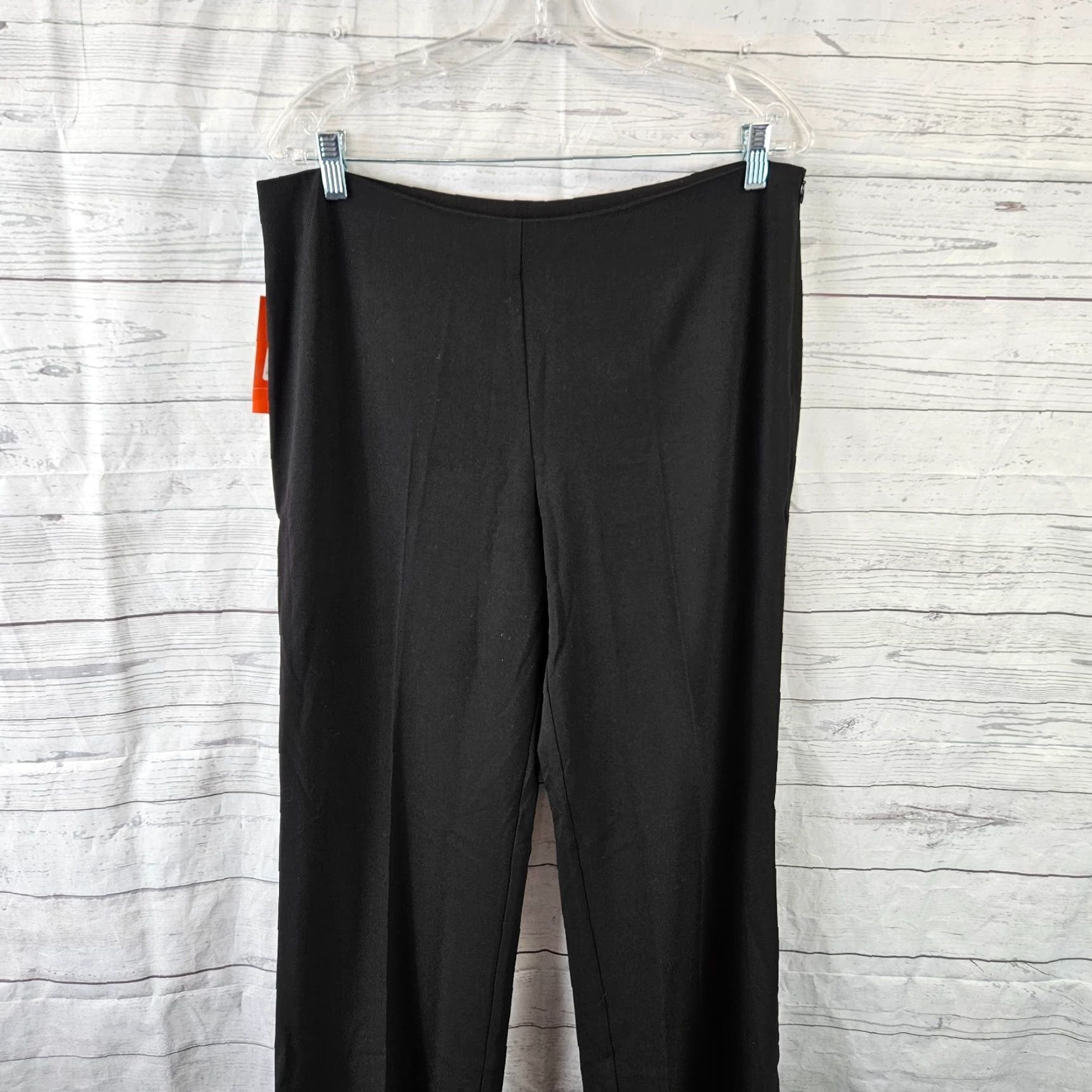 Vintage VINTAGE Margaret M Womens Dress Pants Sz 14 Black Side Zip High Rise Ladies 14 Black Dress Pants Women Mens Girls Size 36" / US 14 / IT 50 - 2 Thumbnail