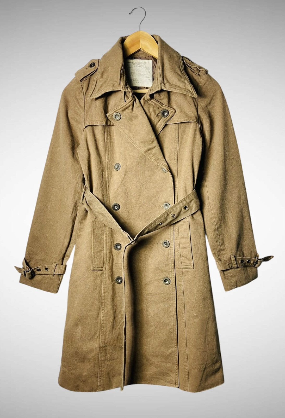 GOA GOA Double Breasted Overcoat with Belt Size S / US 4 / IT 40 - 1 Thumbnail