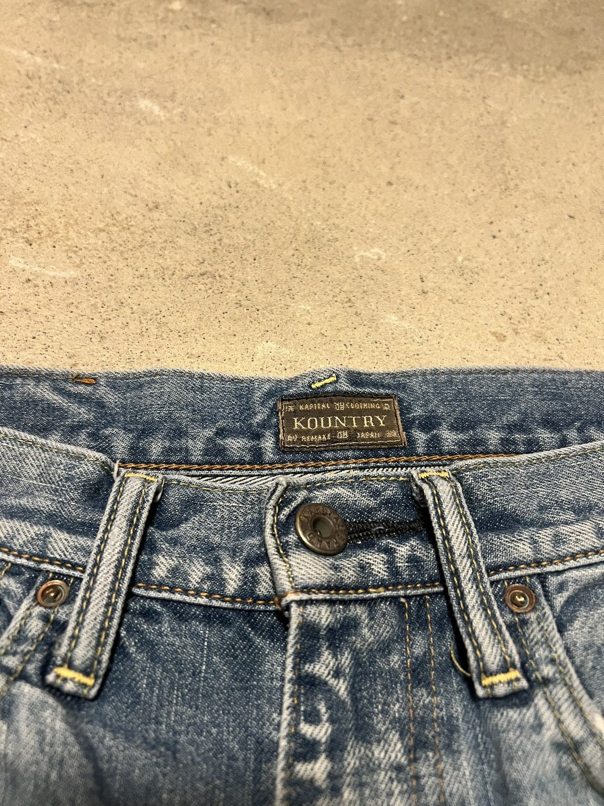Kapital Kountry Kapital Kountry Skeleton Denim Shorts Size US 32 / EU 48 - 4 Thumbnail