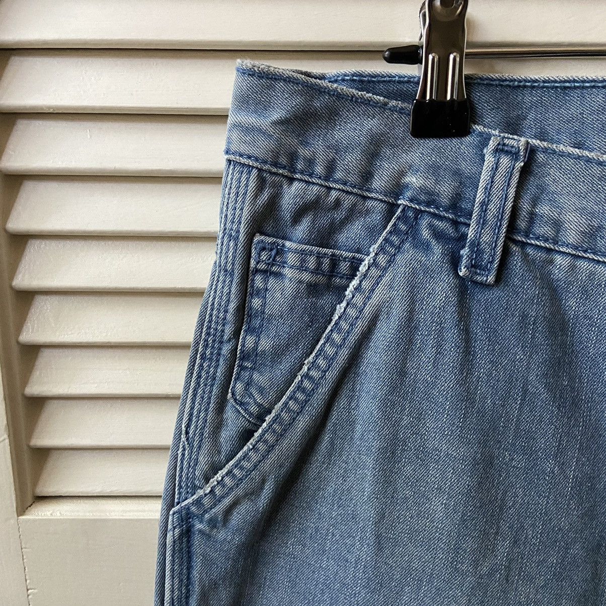 Marc Jacobs Marc Jacobs Wide Leg Bootcut Blue Denim Jeans Pants Size 34 Size US 34 / EU 50 - 2 Thumbnail