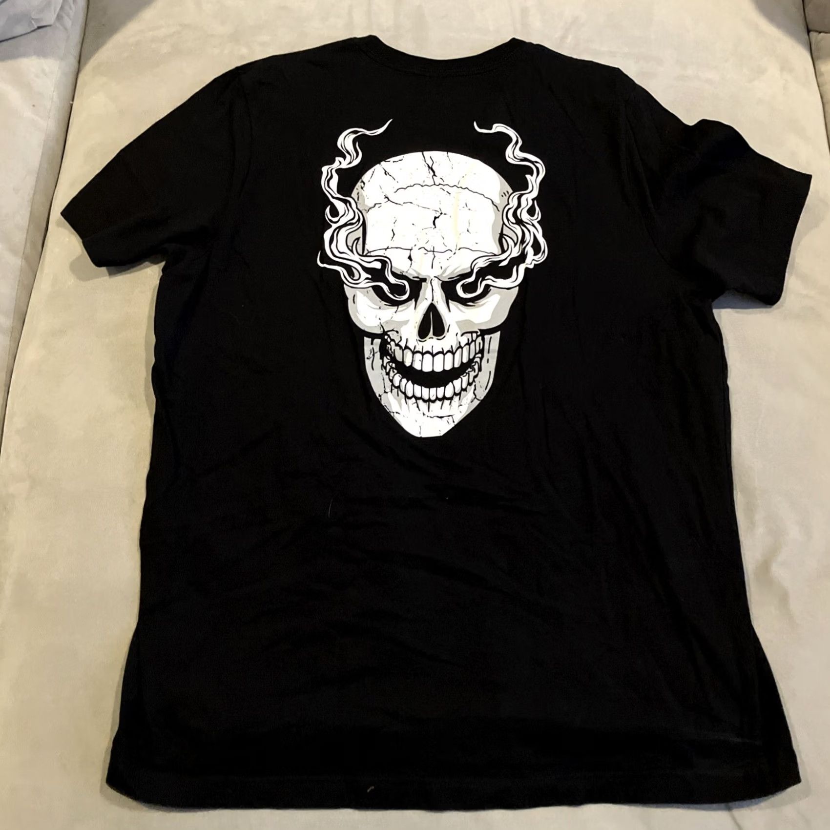 Vintage WWE T-Shirt Brooklyn 3:16 Stone Cold Steve Austin XL Black Short Sleeve Mens Graphic Print 90s Skull Wrestling Rare NWOT Authentic Size US XL / EU 56 / 4 - 4 Thumbnail