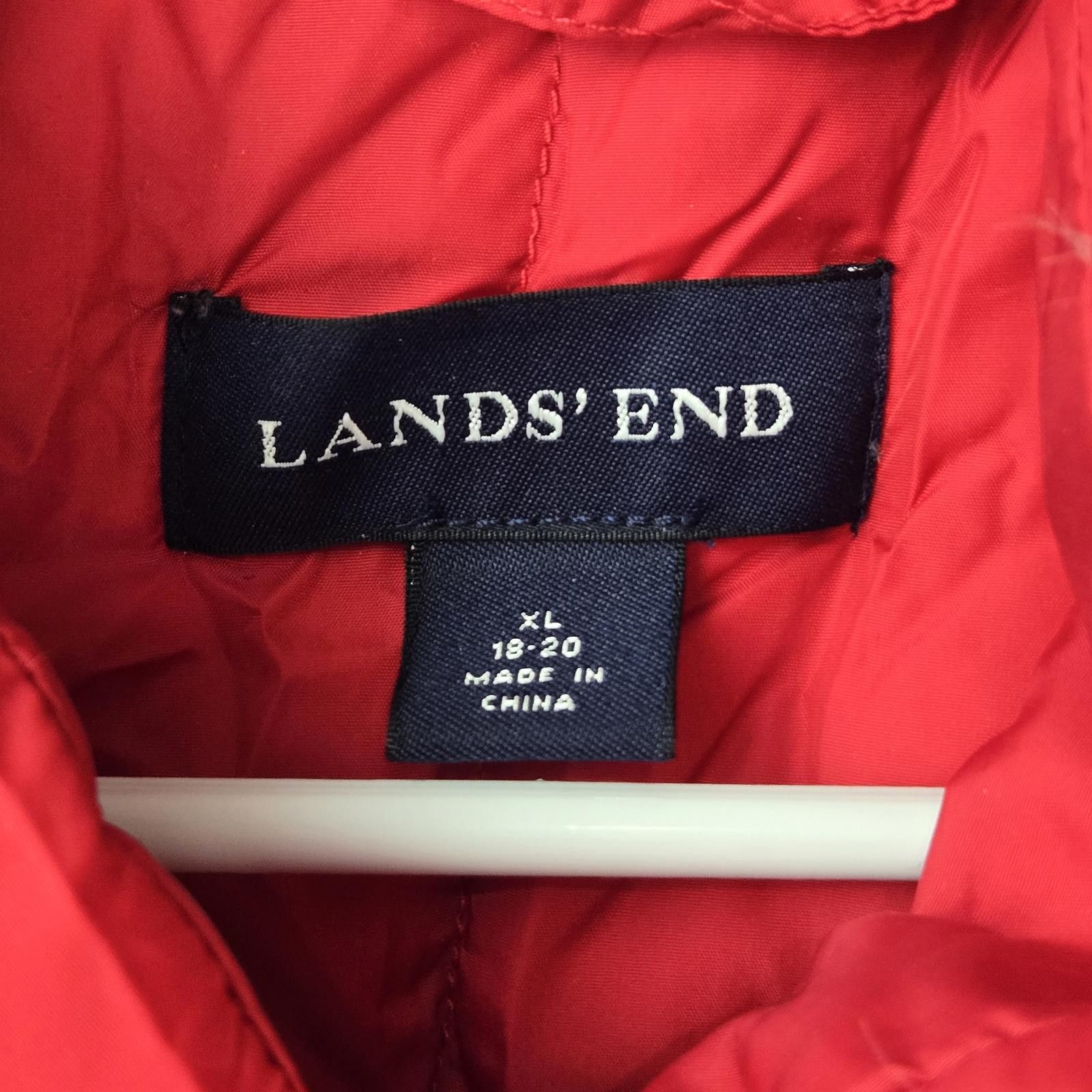 Lands' End Lands End Red Puffer Vest Womens XL Down FIlled Size XL / US 12-14 / IT 48-50 - 5 Thumbnail
