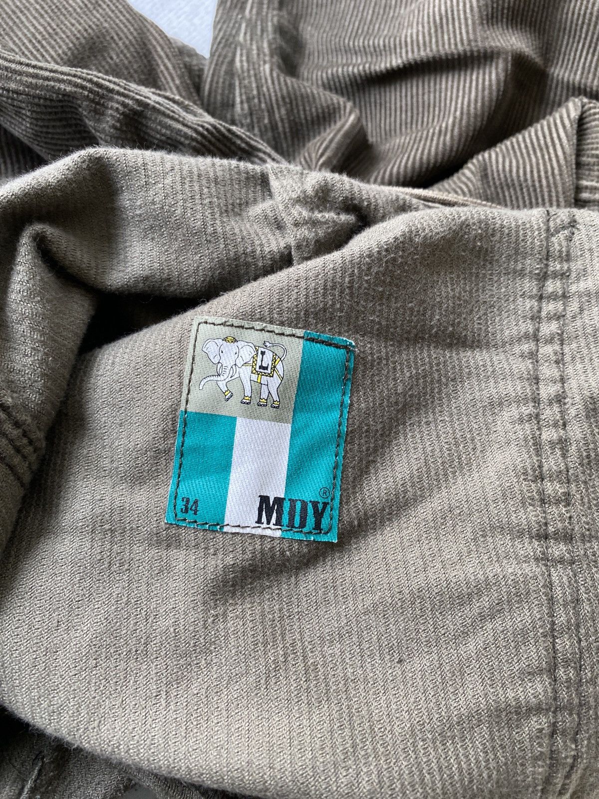 Japanese Brand MackDaddy Japan Streetwear Baggy Carpenter Corduroy Pant Size US 34 / EU 50 - 16 Thumbnail