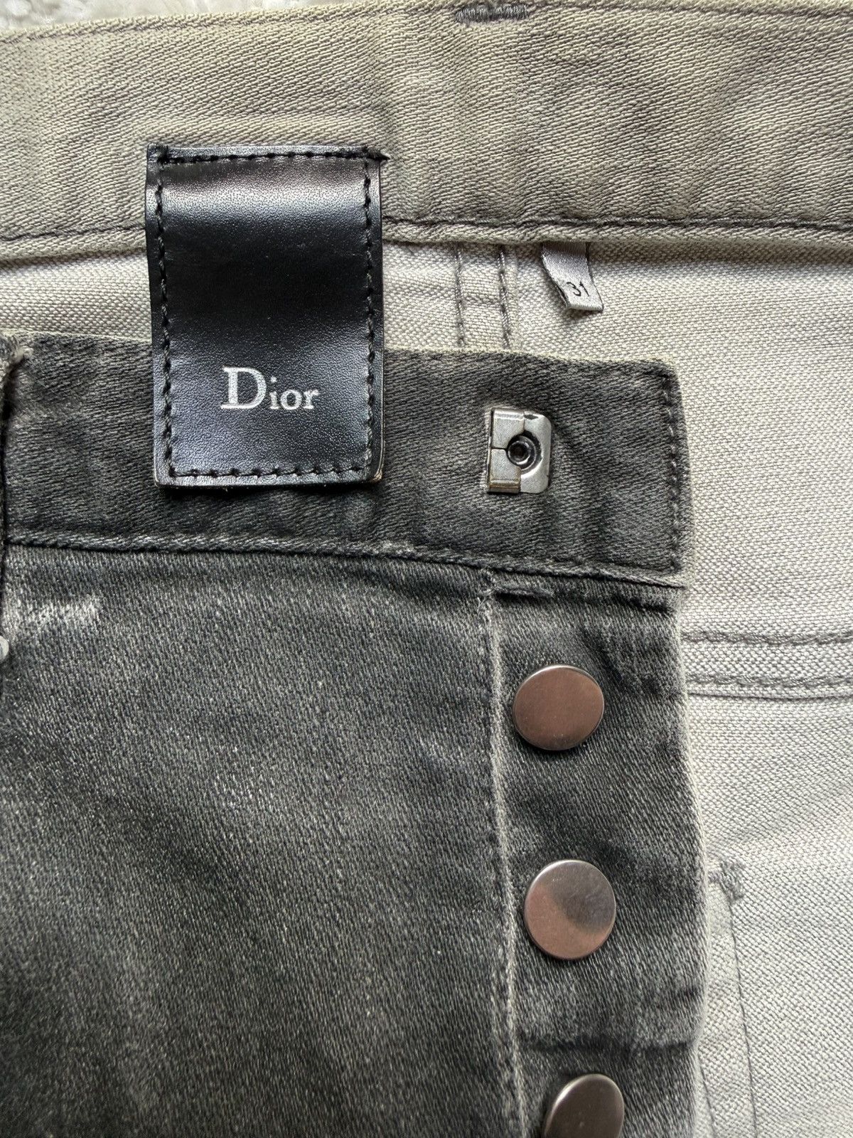 Dior Dior homme aw09 gradient denim by kris van assche Size US 31 - 6 Thumbnail