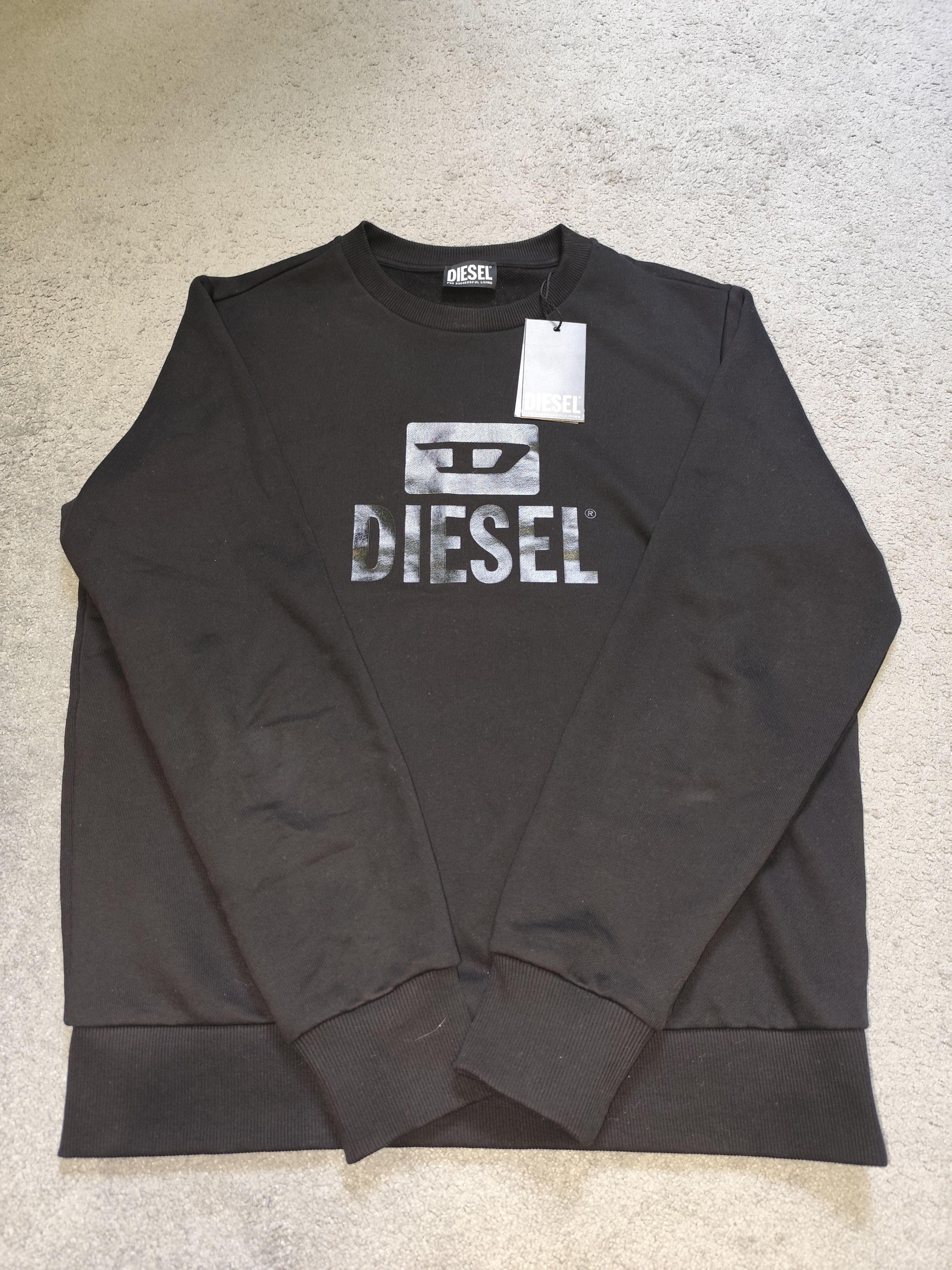 Diesel Black Diesel Sweatshirt Size US M / EU 48-50 / 2 - 1 Thumbnail