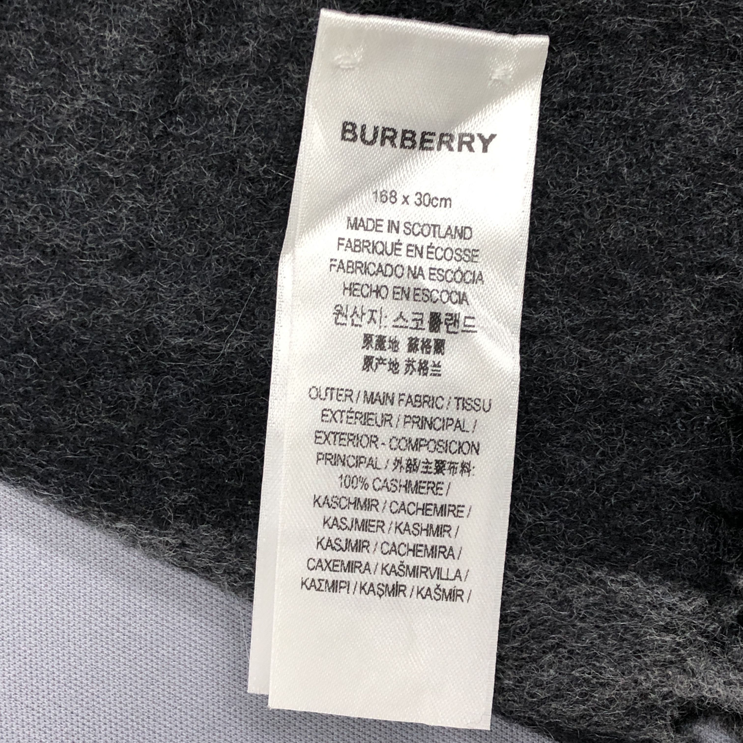 Burberry Vintage Burberry Scarf Muffler Wool Cashmere Winter Scarves Size ONE SIZE - 5 Thumbnail