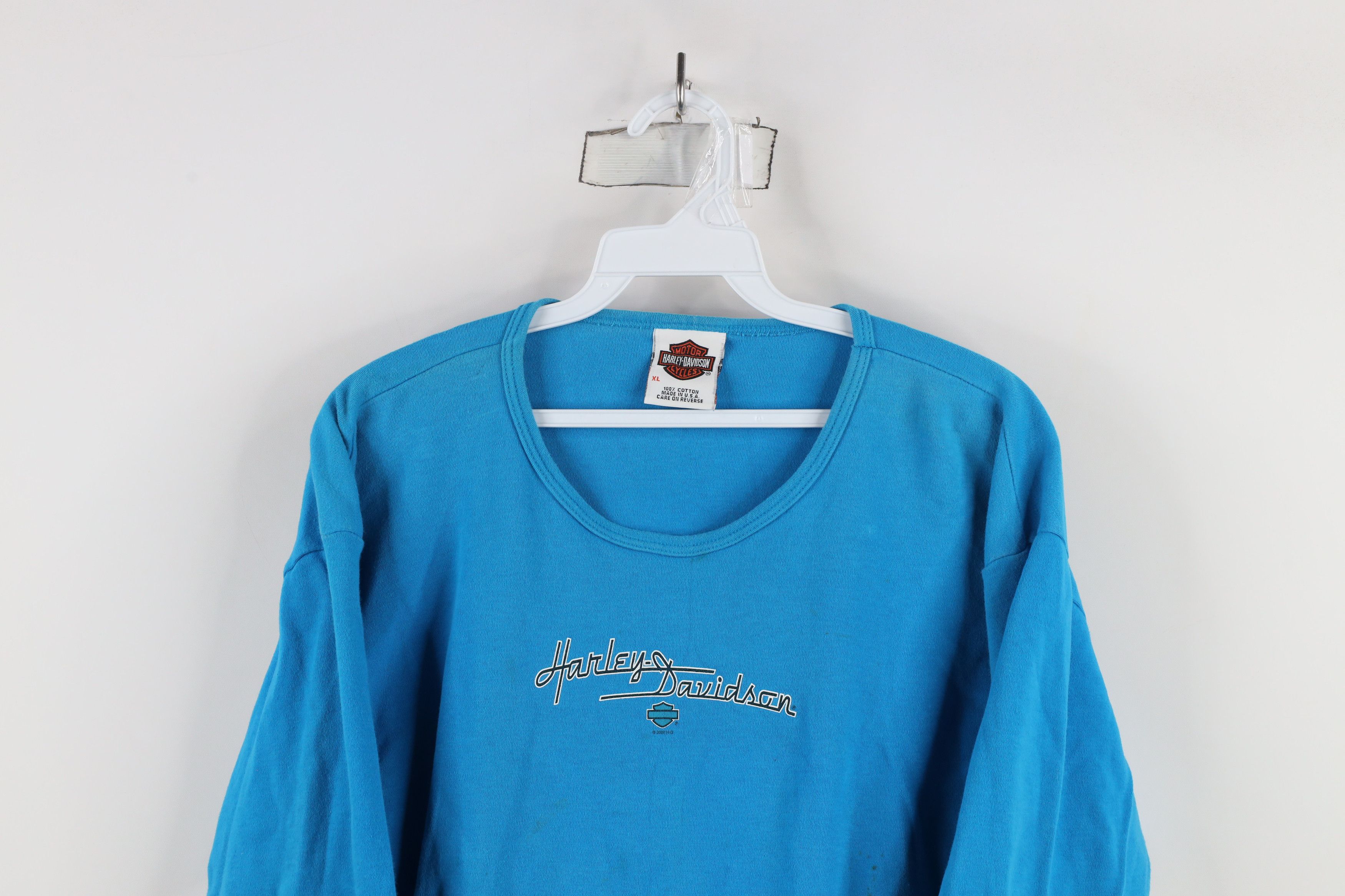 Harley Davidson × Vintage Vintage Y2K 2002 Harley Davidson Long Sleeve T-Shirt USA Size XL / US 12-14 / IT 48-50 - 2 Thumbnail