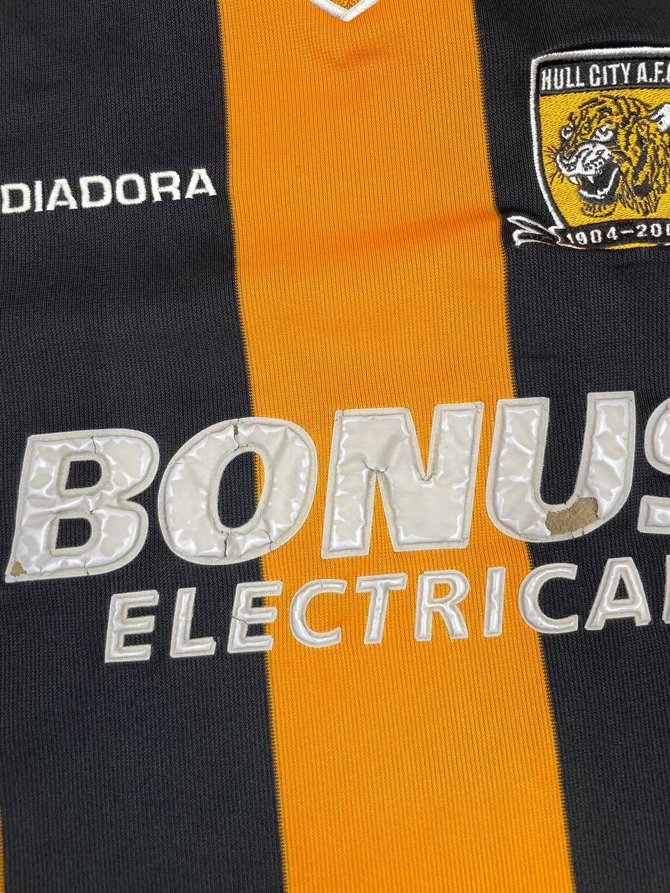 Diadora Diadora Hull City AFC Men Football Shirt Jersey Home Black Size US L / EU 52-54 / 3 - 4 Thumbnail