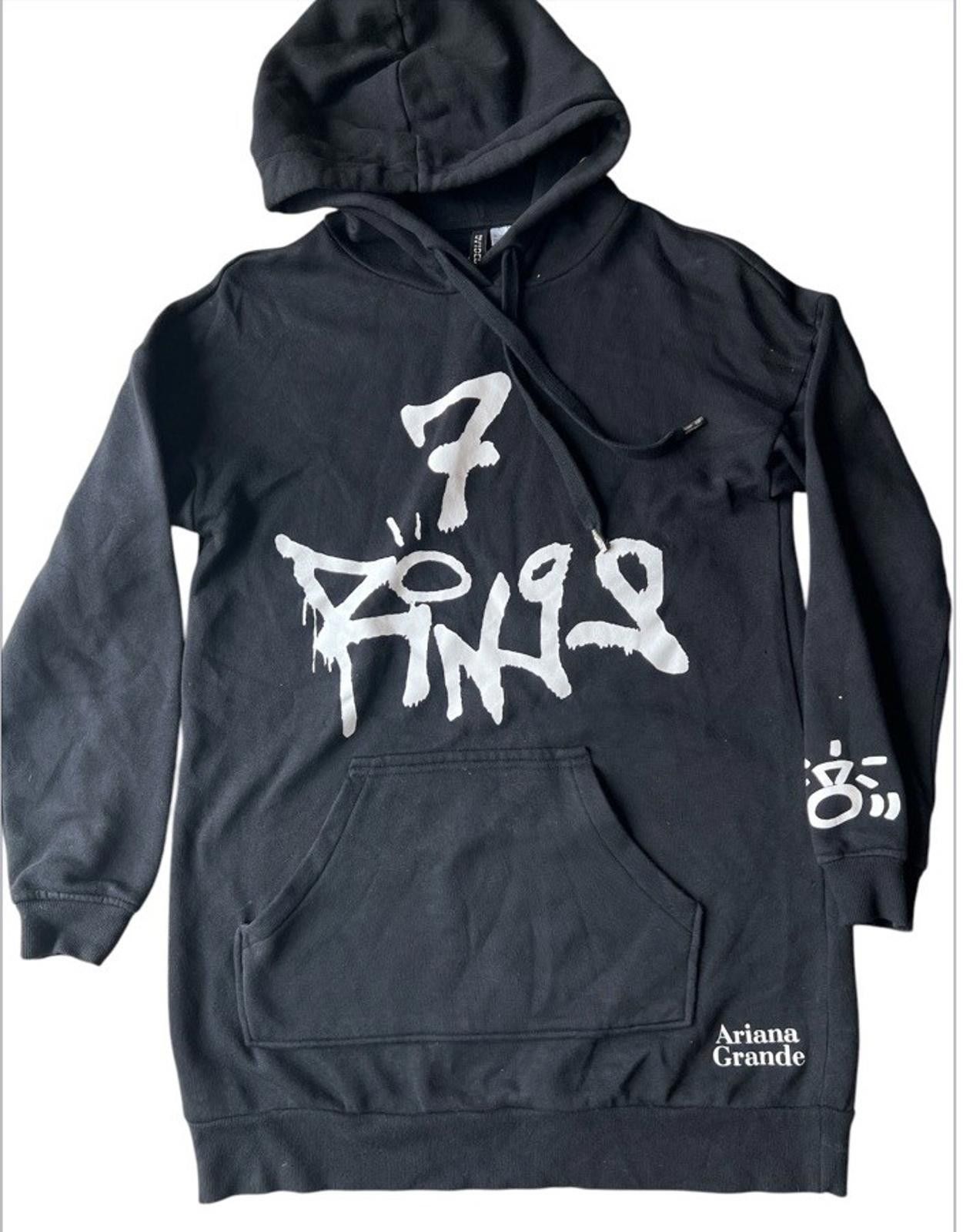 Divided ARIANA GRANDE HOODIE SIZE XS 7 RINGS Sweatshirt Oversized Size S / US 4 / IT 40 - 2 Thumbnail