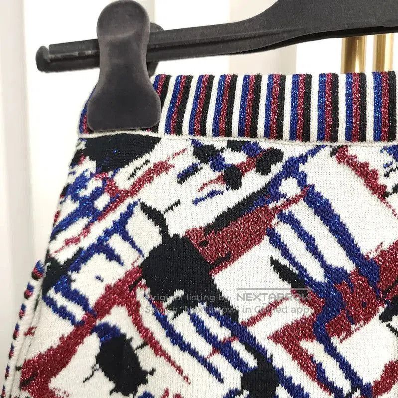Chanel Chanel Multi-Color Wool Mini Skirt . Size 22" - 7 Thumbnail