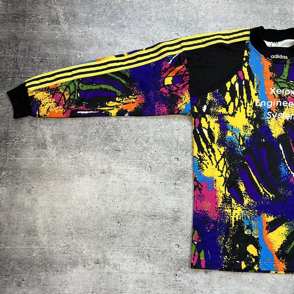 Vintage Vintage Adidas Goalkeeper 90s Shirt Football Soccer Jersey 1 Size US XL / EU 56 / 4 - 2 Thumbnail