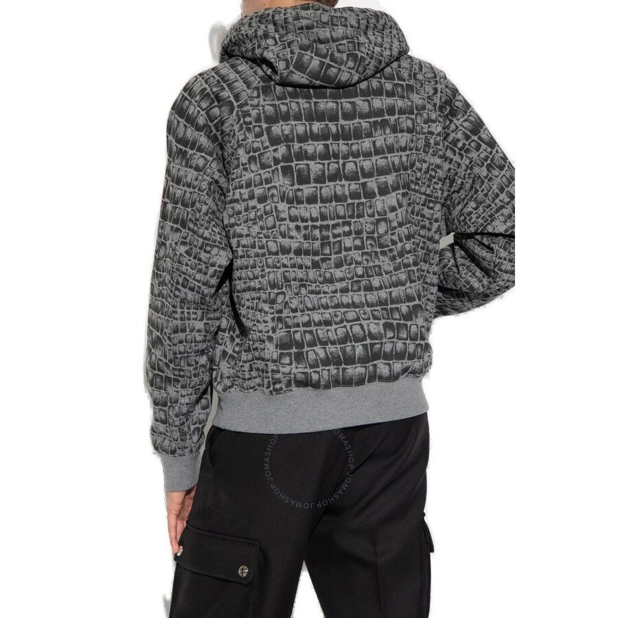 Versace o1y0525 Logo Hoodie in Grey/Black Size US L / EU 52-54 / 3 - 4 Thumbnail