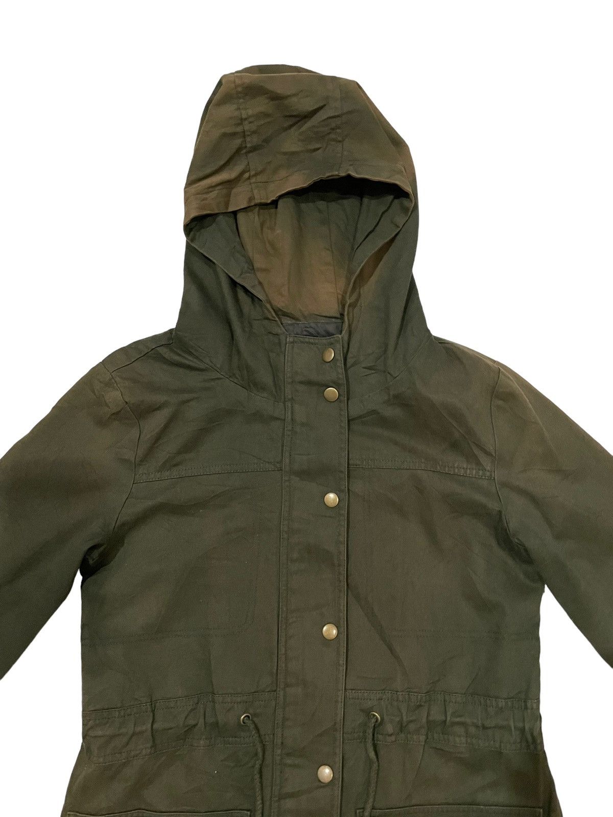 Japanese Brand × Le Grande Bleu (L.G.B.) Image Faded Two Tone Zip-up Hooded Punk Parka Jacket Size US S / EU 44-46 / 1 - 11 Thumbnail