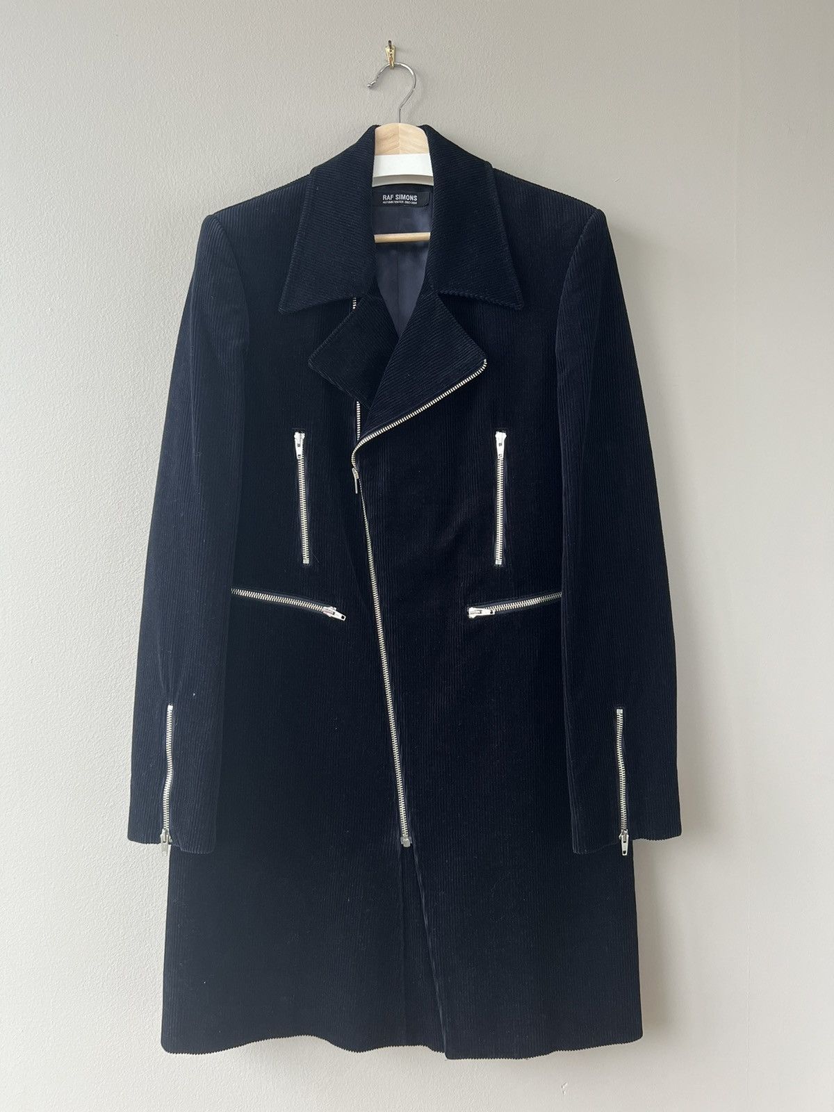 Raf Simons AW03 “Closer” Corduroy Perfecto Biker Coat Size US M / EU 48-50 / 2 - 3 Thumbnail
