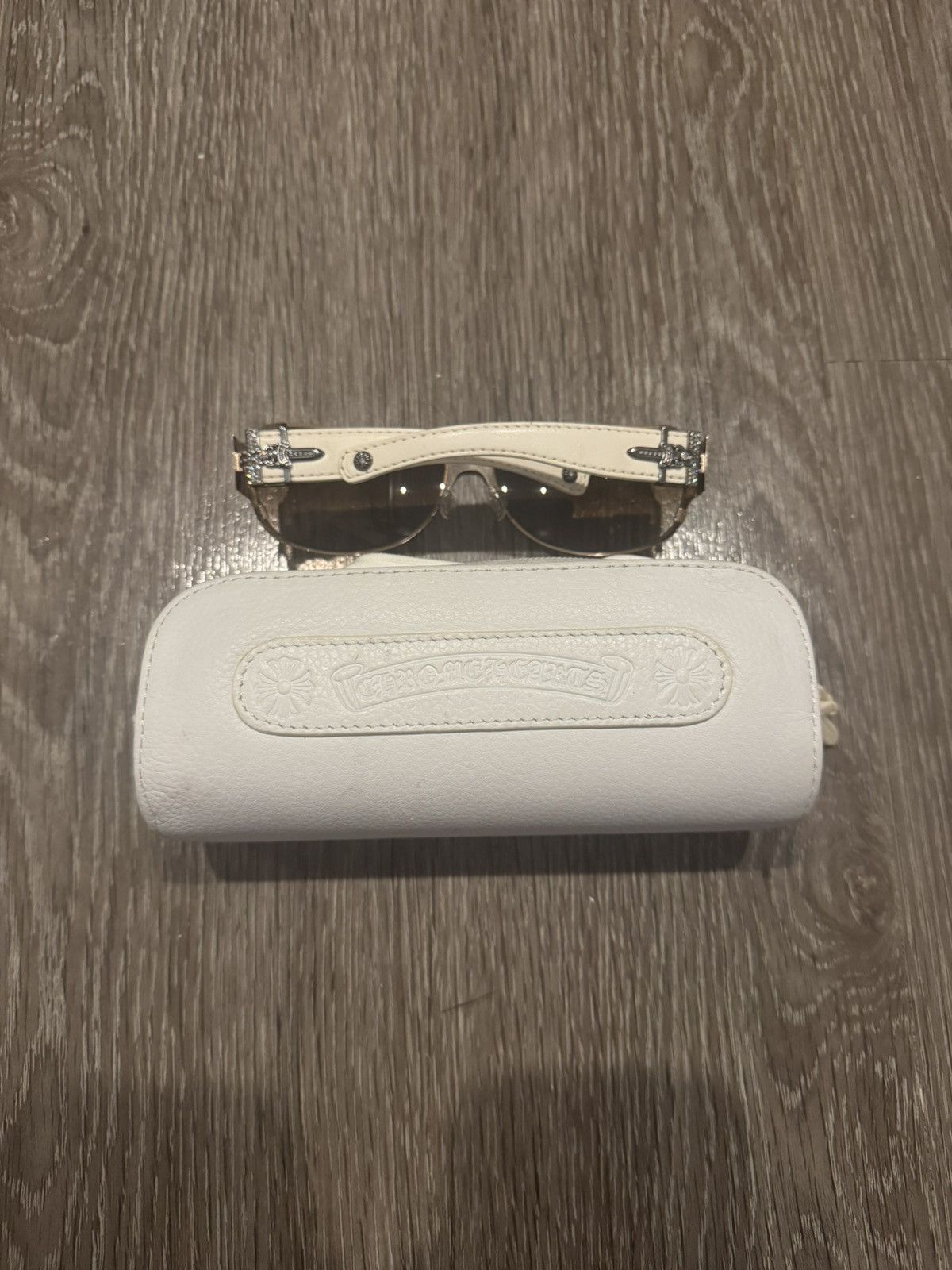 Chrome Hearts Chrome Hearts Diamond + Ruby Deviant Sunglasses Size ONE SIZE - 9 Thumbnail