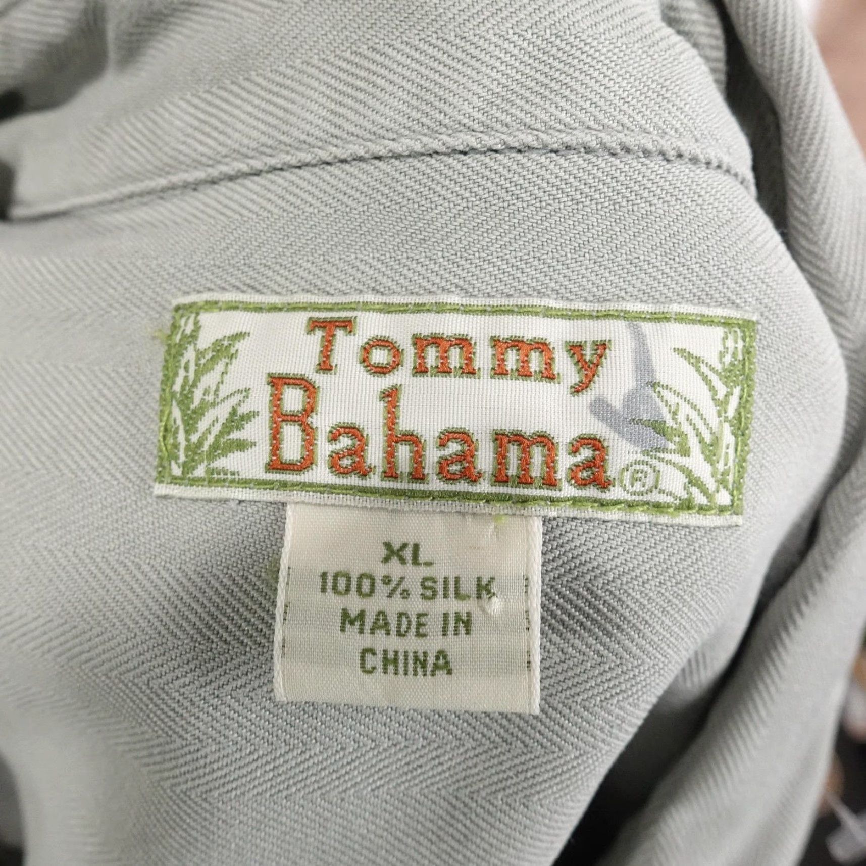 Tommy Bahama Tommy Bahama Shirt Mens XL Green Silk Long Sleeve Button-Up Relax Mens Size US XL / EU 56 / 4 - 6 Thumbnail