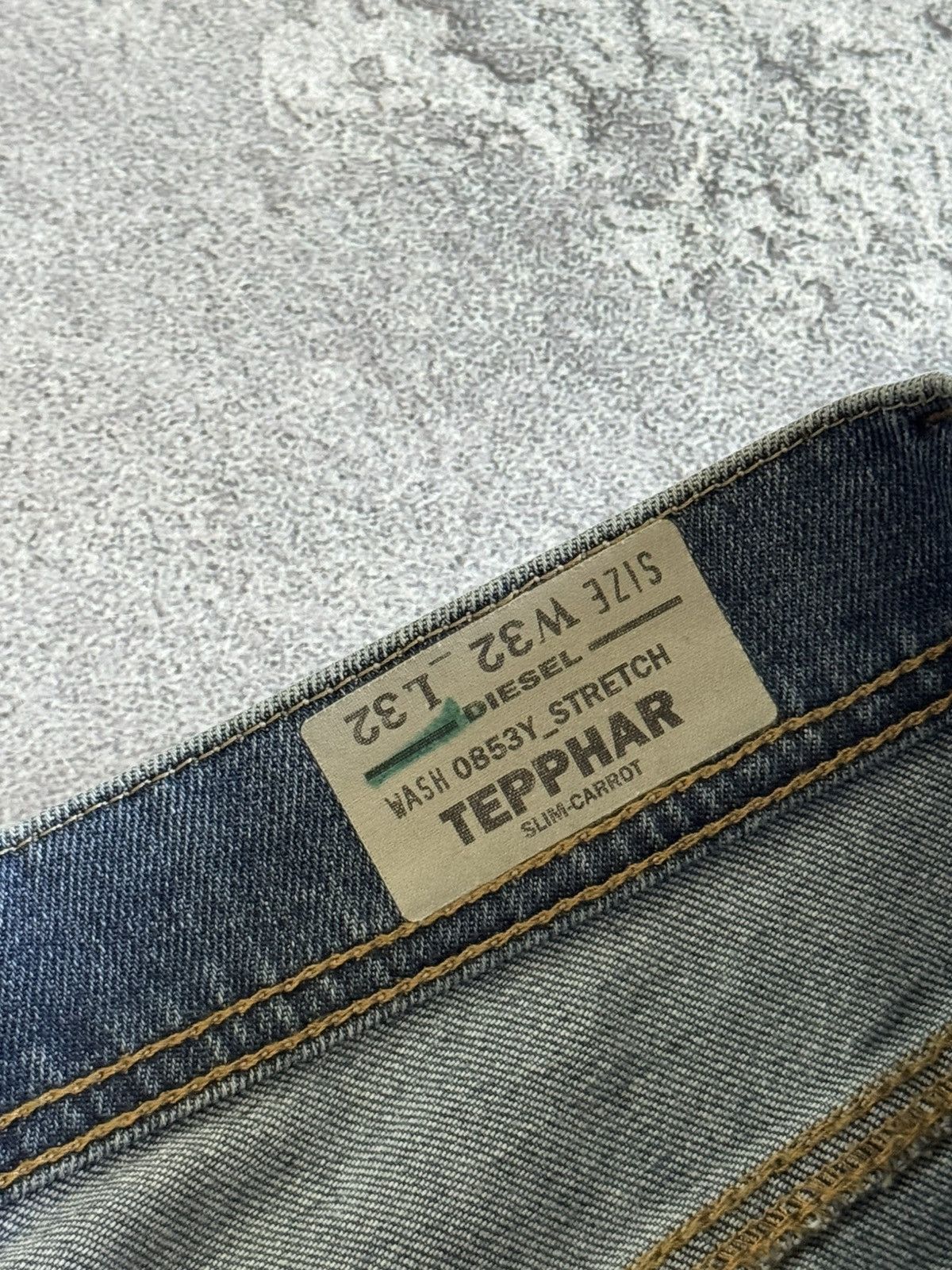 Diesel Diesel 32/32 tepphar slim carrot denim pants jeans trousers Size US 32 / EU 48 - 11 Thumbnail