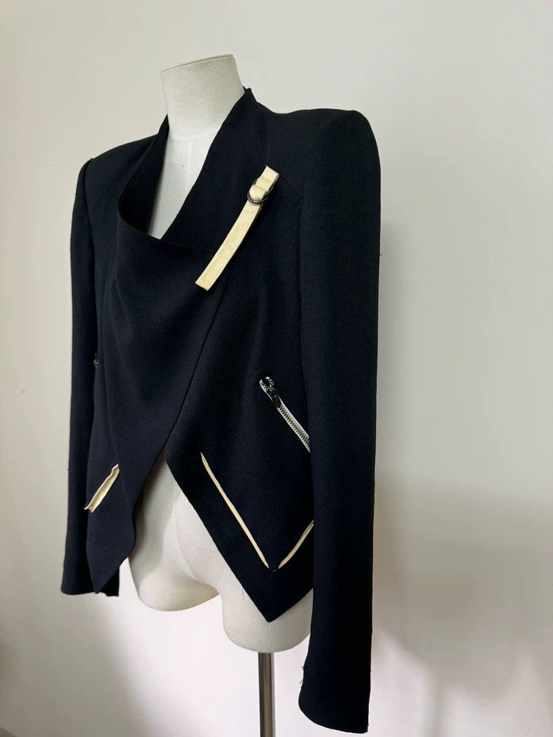 Helmut Lang HELMUT LANG size0 Classic short jacket coat Size M / US 6-8 / IT 42-44 - 3 Thumbnail