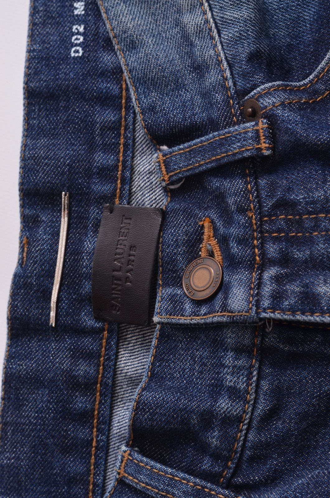 Hedi Slimane × Saint Laurent Paris Saint Laurent Hedi D02 M/SK-LW Denim Jeans sz31 Size US 31 - 4 Thumbnail