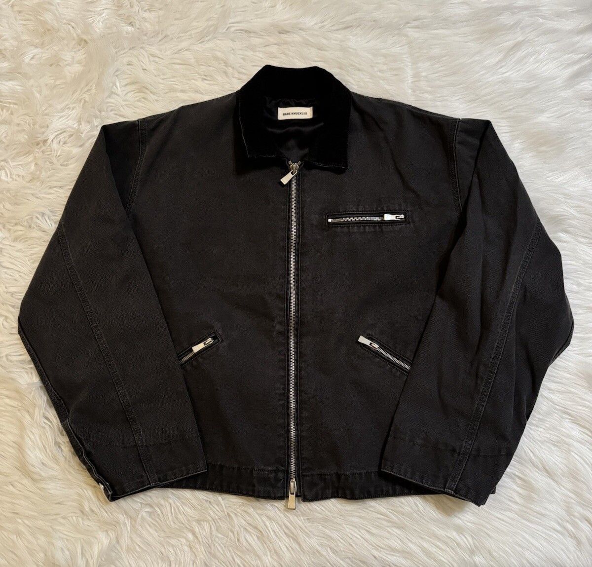 Bare Knuckles XL - Bare Knuckles Canvas Work Jacket Size US XL / EU 56 / 4 - 1 Thumbnail