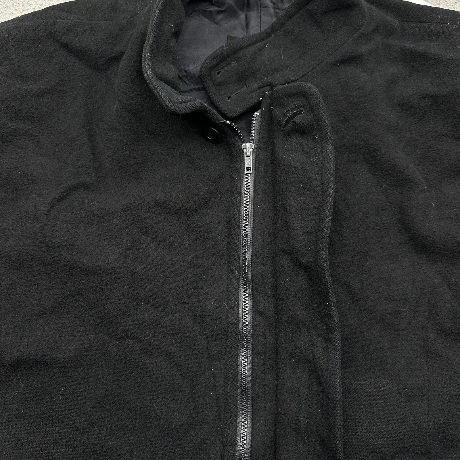 Bachrach Vintage Bachrach Wool Coat Overcoat Mens 2XL Black Button Size US XXL / EU 58 / 5 - 14 Thumbnail
