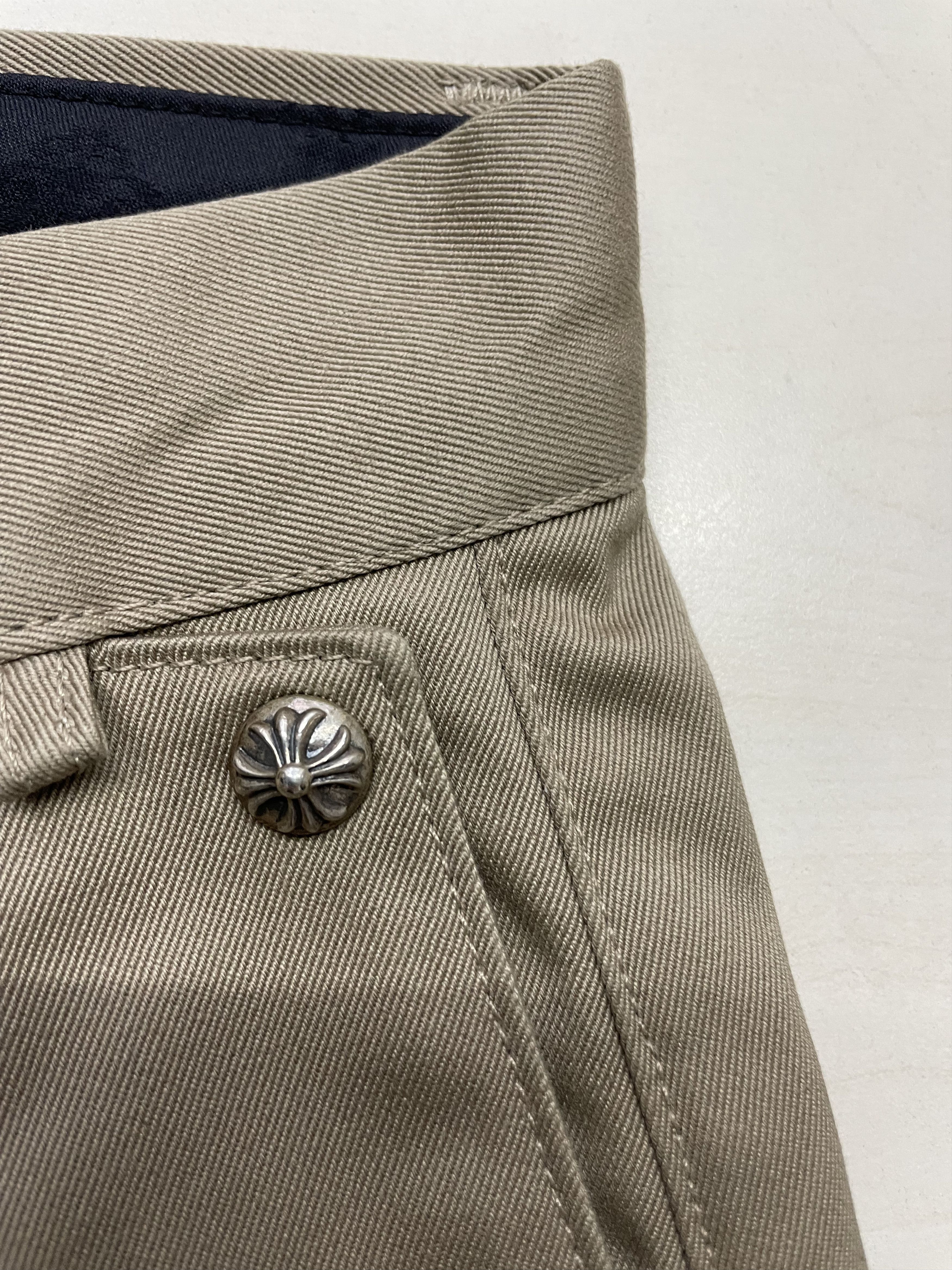 Chrome Hearts Chrome Hearts Black&Checkerboard Patch Chino Pants Size US 33 - 8 Thumbnail