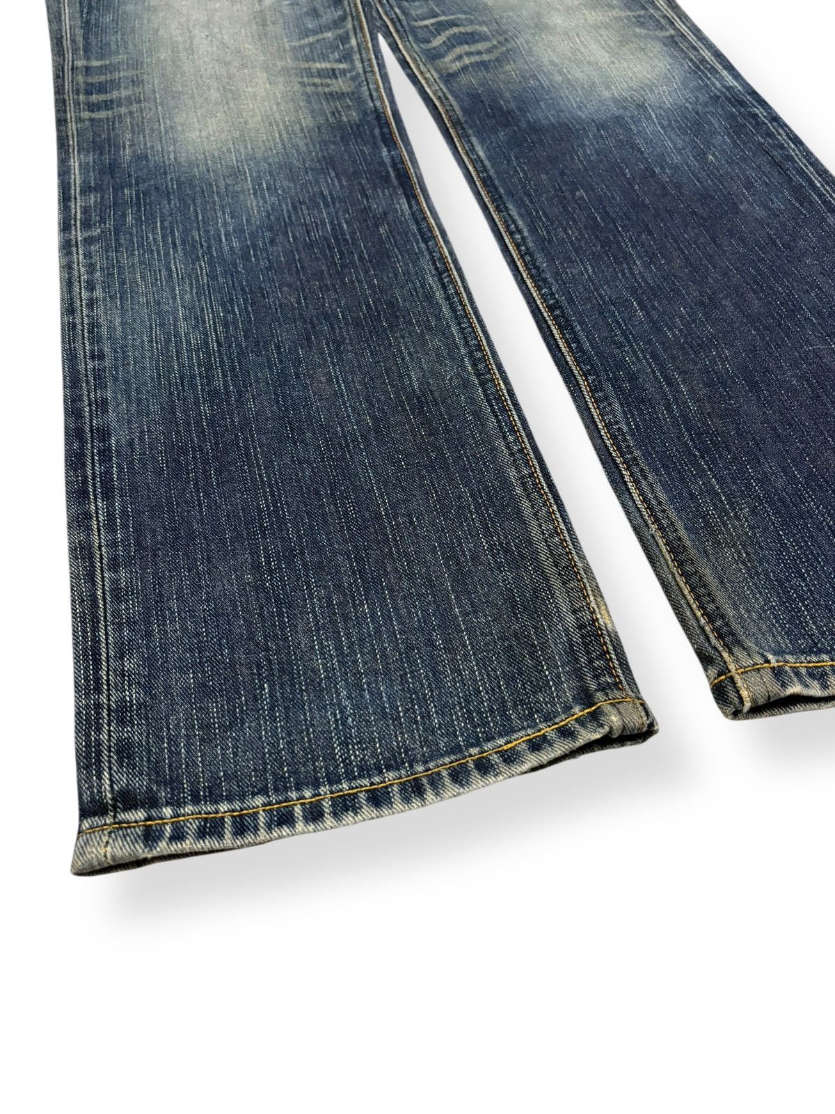 Lee Vintage Lee Riders Japan Faded Whiskers Clawmark Jeans Size US 32 / EU 48 - 6 Thumbnail