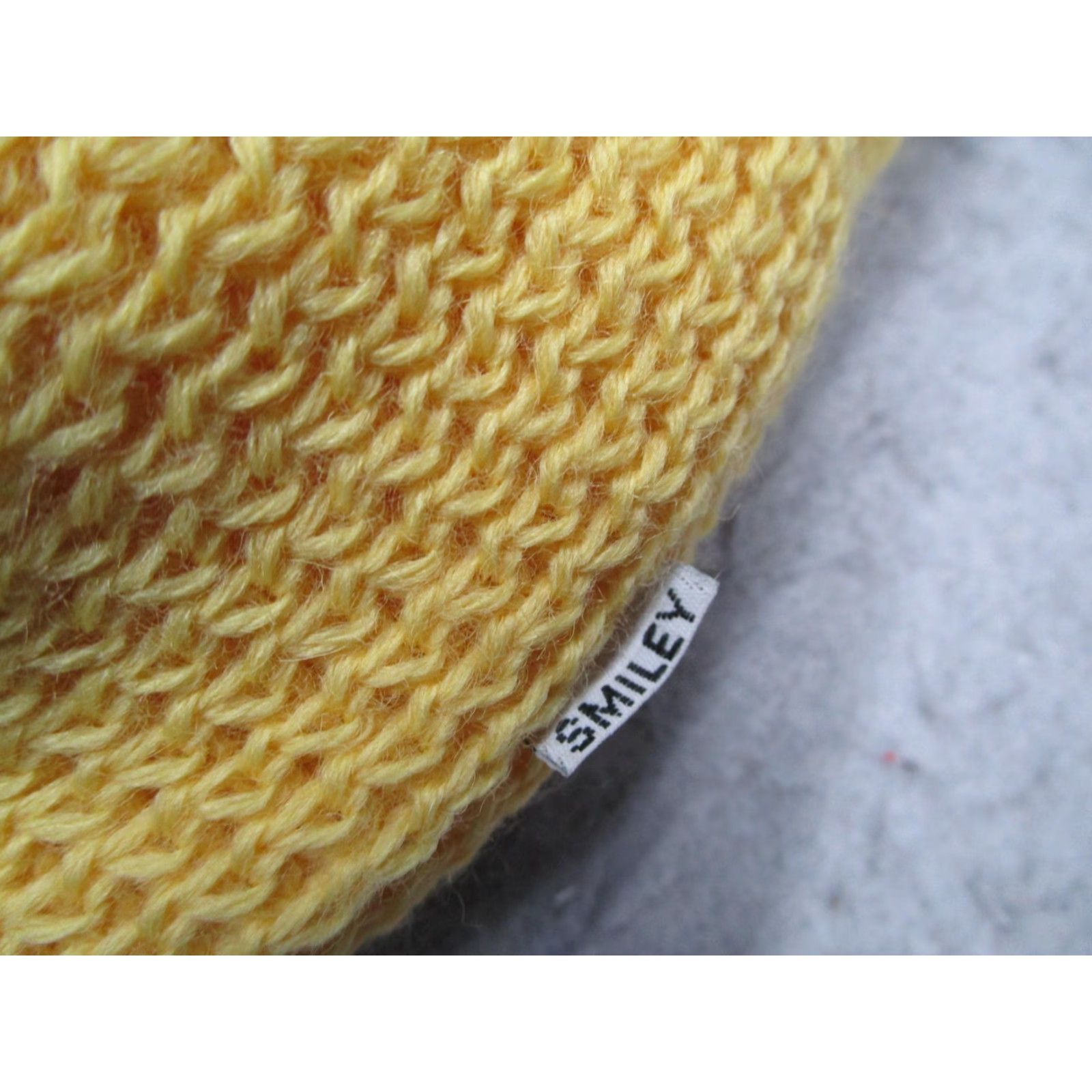 Vintage Smiley Parks Nevada Beanie Knit Wool Yellow Made USA Mens Winter Ski Cap Size ONE SIZE - 2 Thumbnail