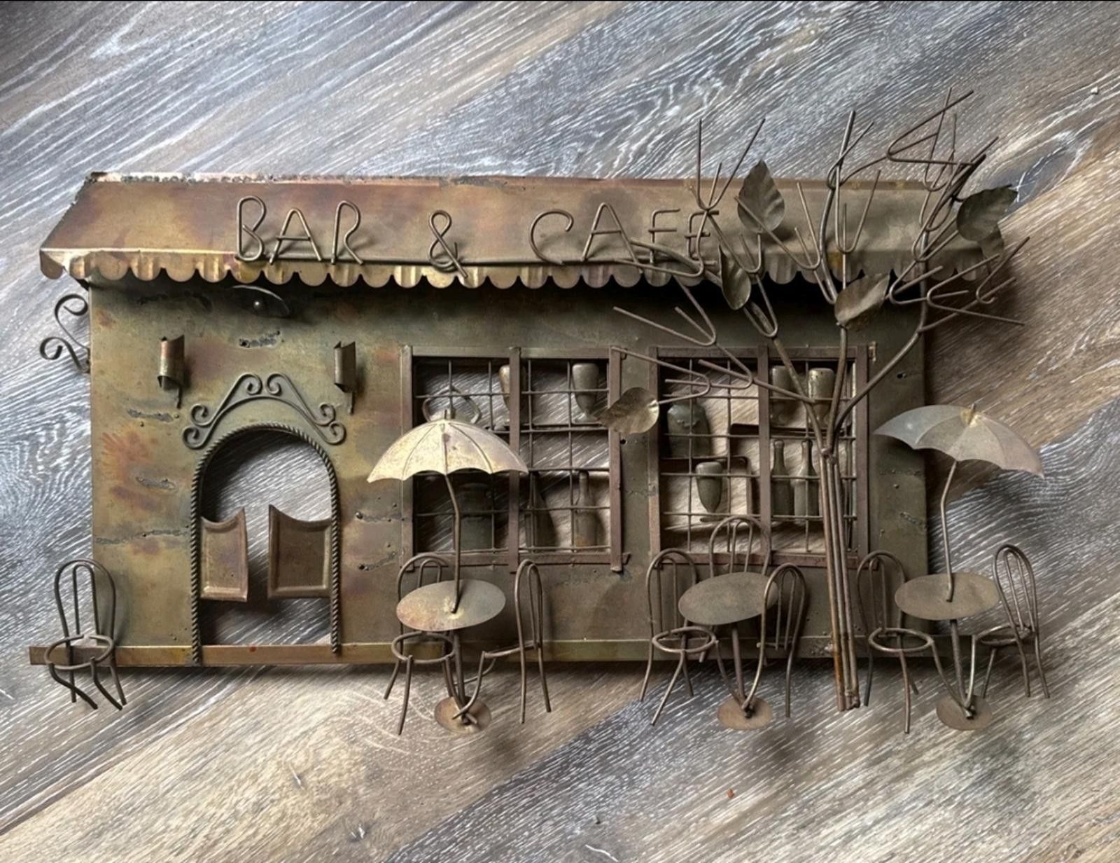 Other Vintage 1974 Enesco 3D Copper Wall Art Cafe/Bar Size ONE SIZE - 1 Thumbnail