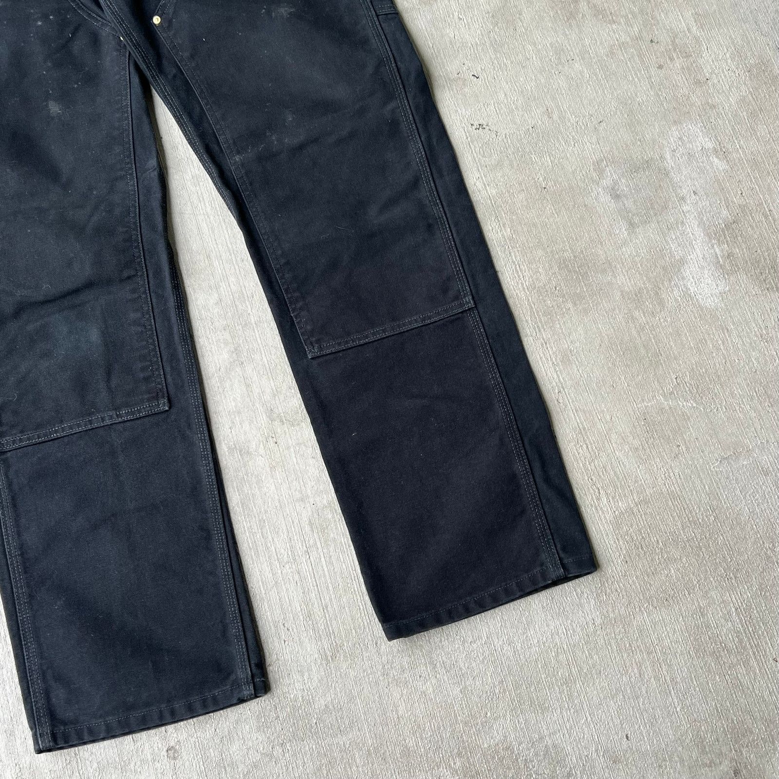 Carhartt × Vintage Carhartt black double knee work wear carpenter pants Size US 34 / EU 50 - 4 Thumbnail
