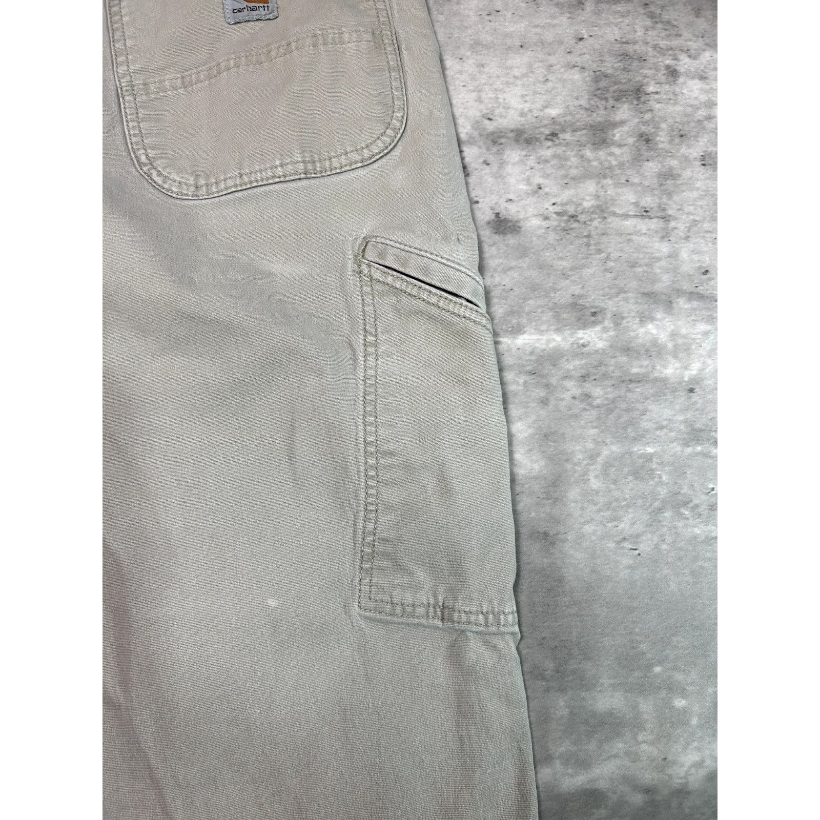 Carhartt Carhartt Relaxed Fit Canvas Work Wear Pocket Pants Size 37W Size US 37 - 7 Thumbnail