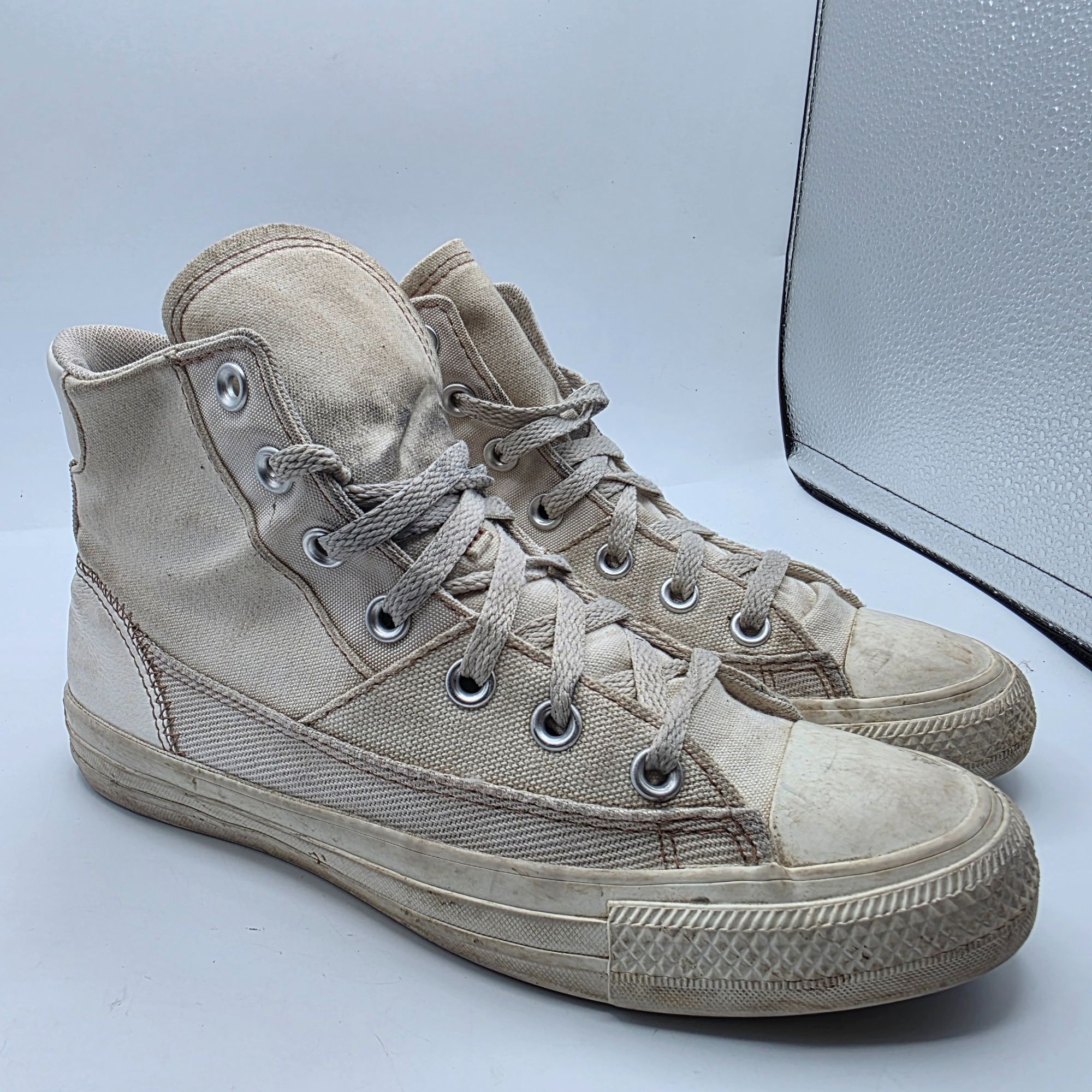 Converse Converse Chuck Taylor Patchwork Womens Size 7 White Sneaker Size US 7 / IT 37 - 1 Thumbnail