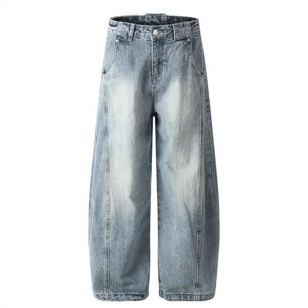 VIBE Retro loose wide-leg punk split stitching scimitar jeans Size US 34 / EU 50 - 1 Thumbnail
