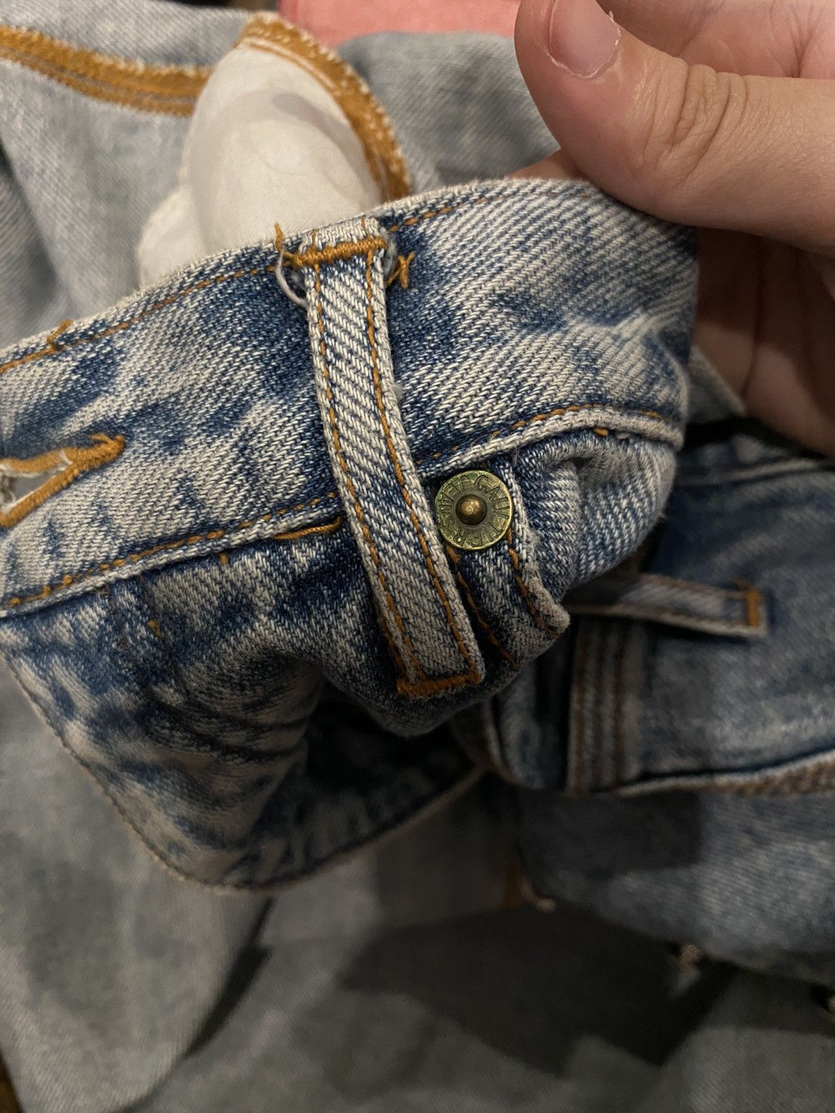 Jean Paul Gaultier 90s Jean Paul Gaultier Blue Jeans Size US 30 / EU 46 - 8 Thumbnail