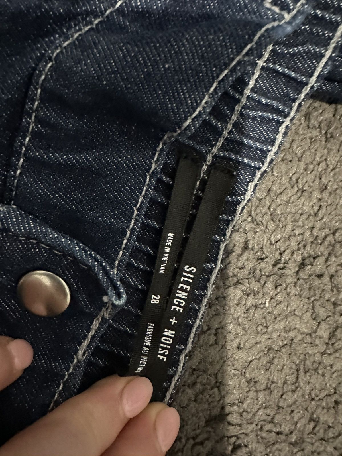 Urban Outfitters Denim silence + noise cargo jeans Size 28" / US 6 / IT 42 - 4 Thumbnail