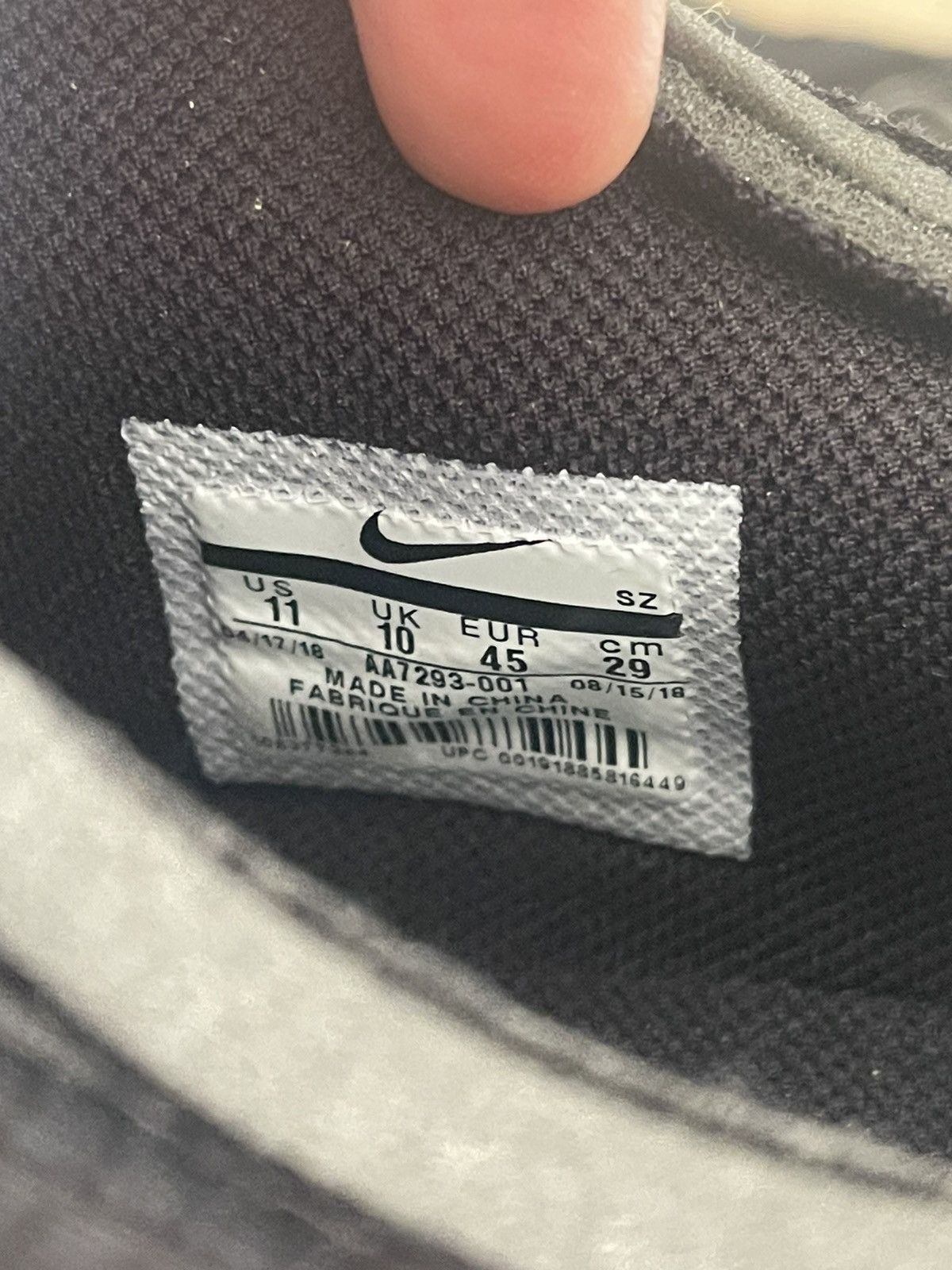 Nike × Off-White The 10: Nike Air Max 90 Black Size US 11 / EU 44 - 12 Thumbnail