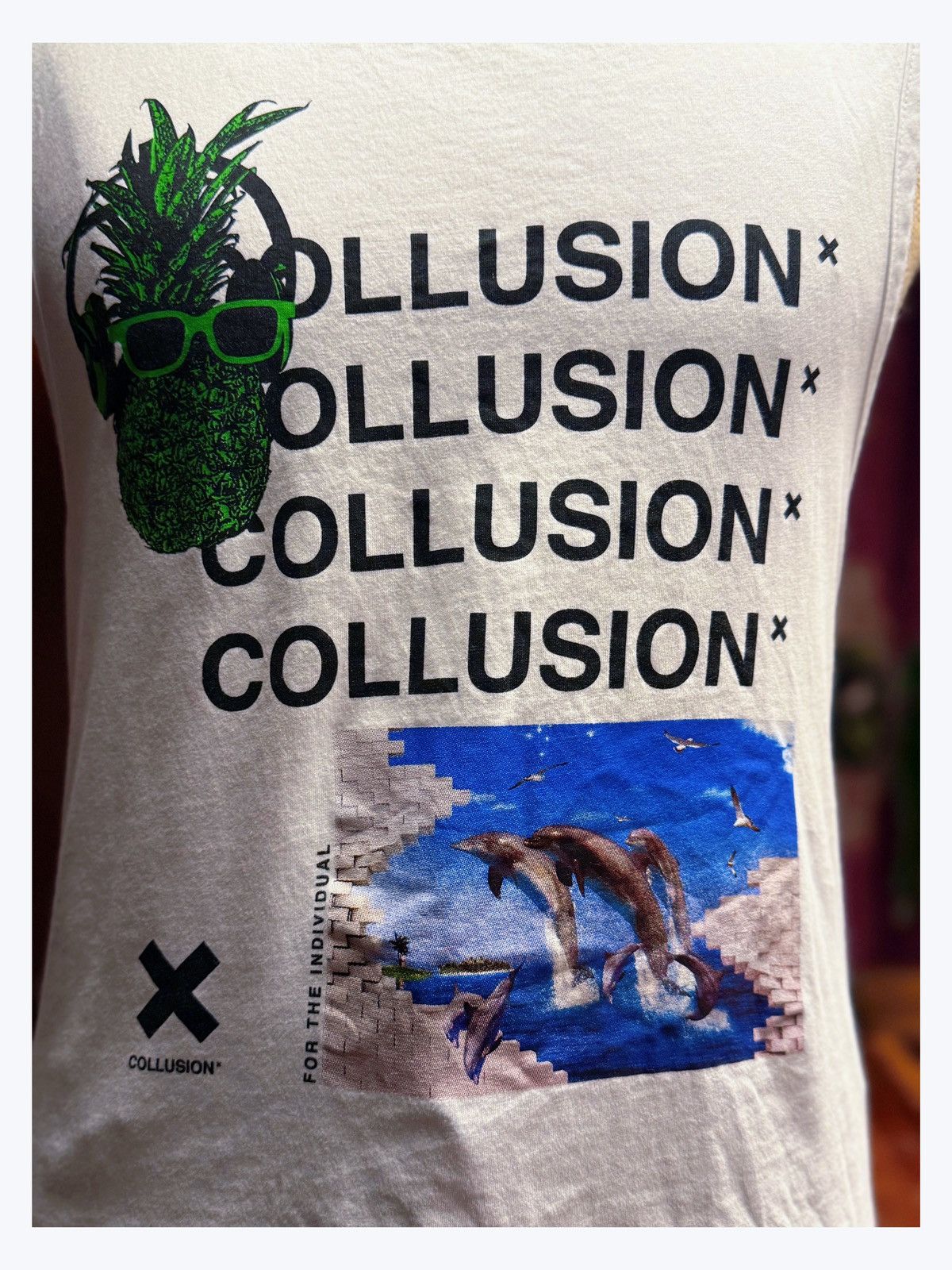 Asos 🦑 COLLUSION Graphic Tank Top 🦑 Size US M / EU 48-50 / 2 - 3 Thumbnail