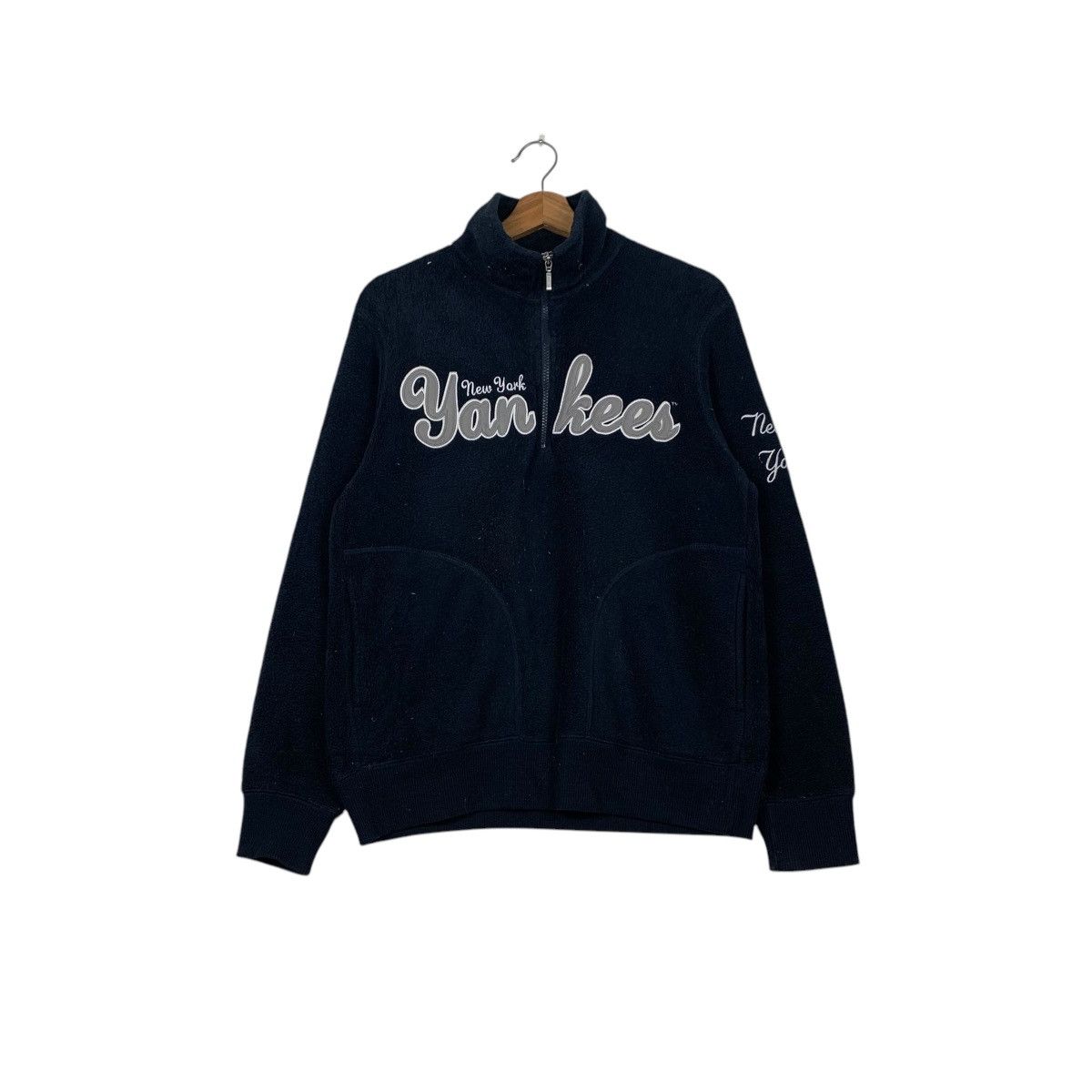 MLB MLB New York Yankees Half Zip Pullover Fleece #2257-C100 Size US M / EU 48-50 / 2 - 1 Thumbnail