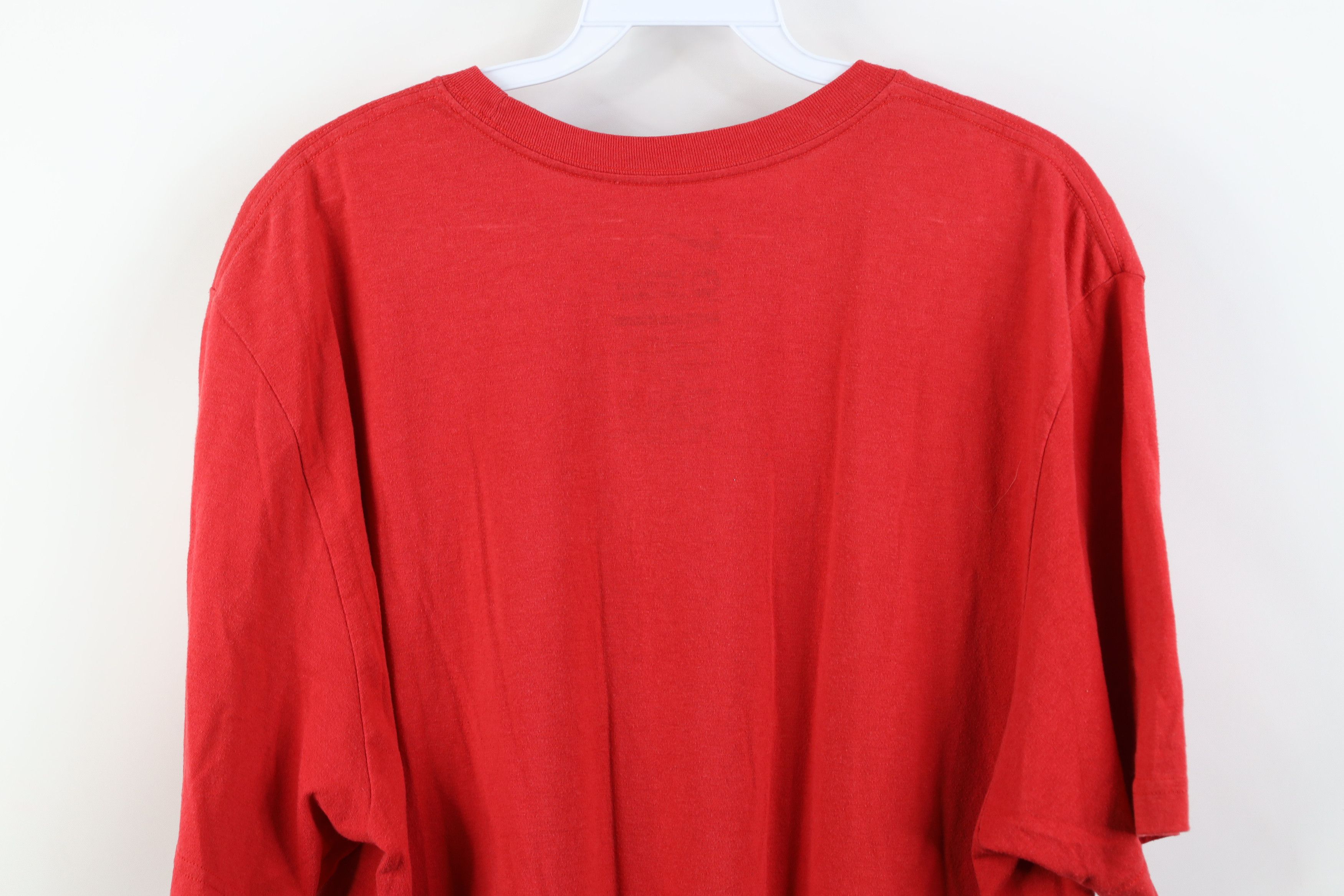 Nike Vintage Y2K Nike Cetner Swoosh Ohio State University T-Shirt Size US XXL / EU 58 / 5 - 14 Thumbnail