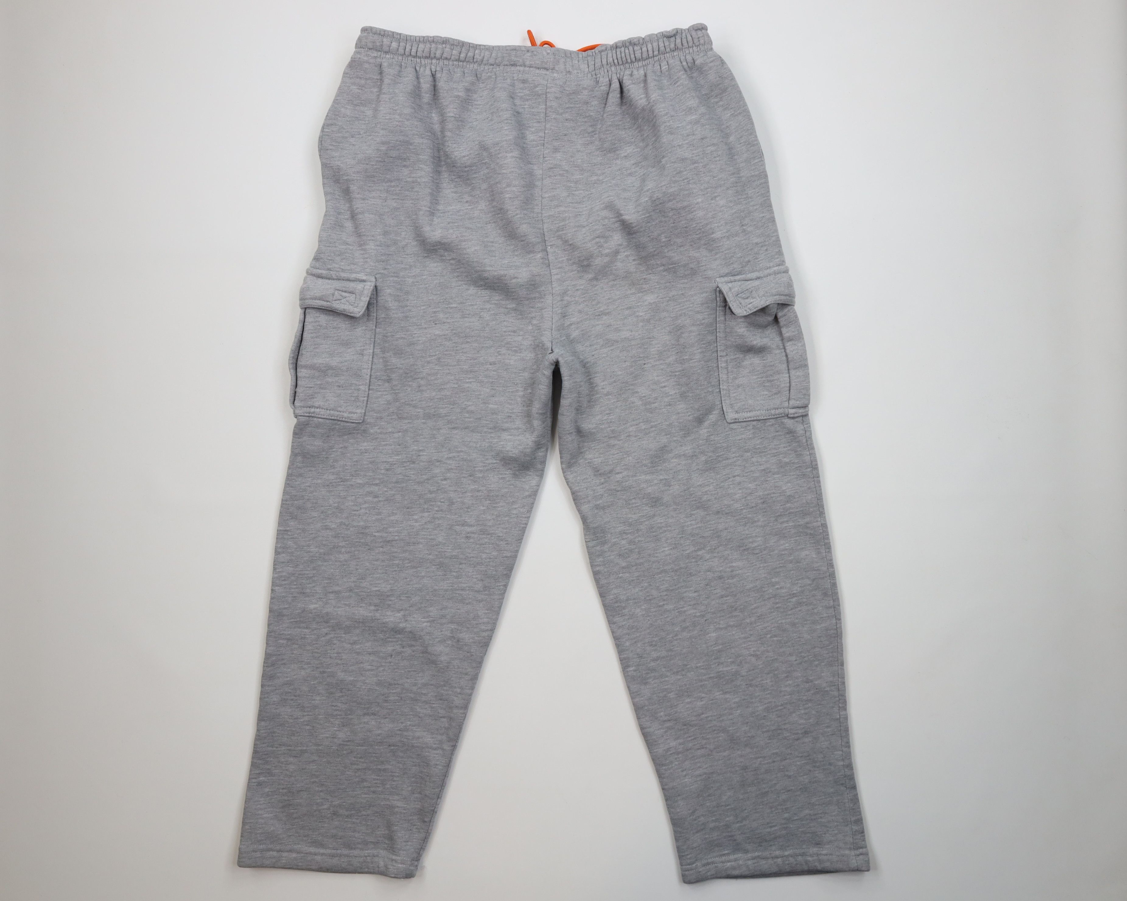 Vintage Vintage 90s Y2K Streetwear Blank Wide Leg Cargo Sweatpants Size US 40 / EU 56 - 10 Thumbnail
